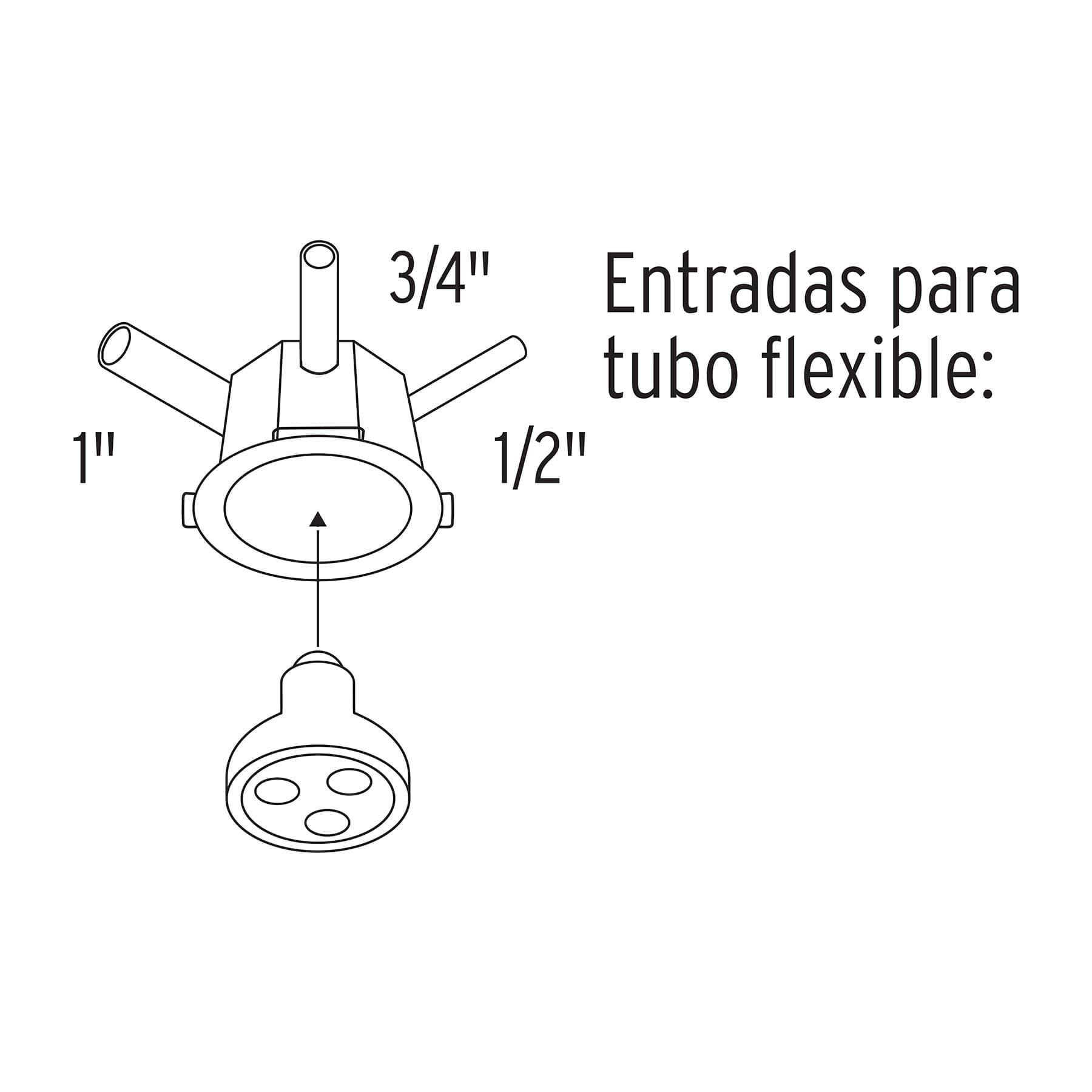 Maceta integral 10 cm, anillo interior 11 cm, Volteck