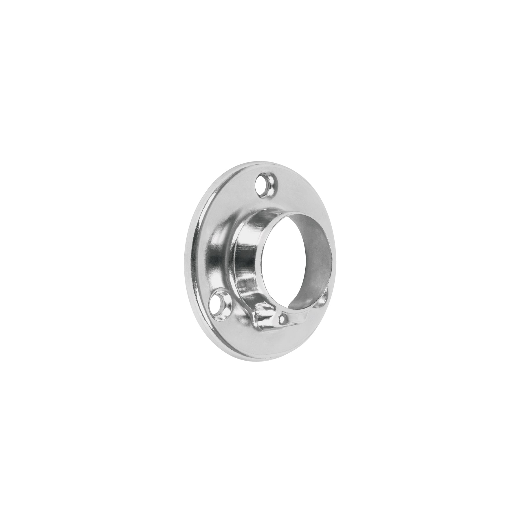 Hermex BTR-3 Brida cromada para tubo redondo de closet, color, pack of/paquete de 1
