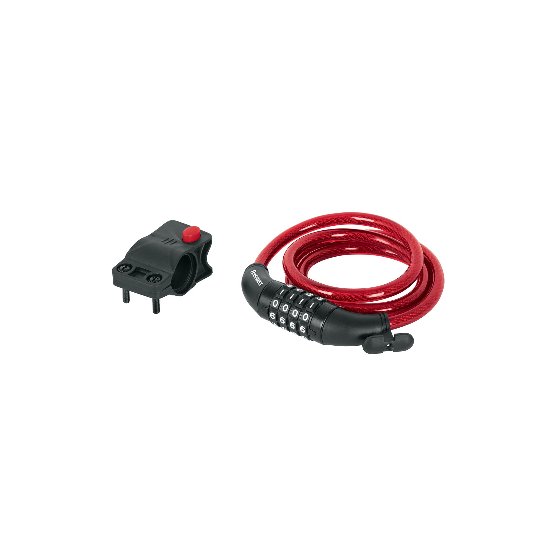 Hermex CB-10C, Candado de cable con combinación, 10 mm X 1.20 m