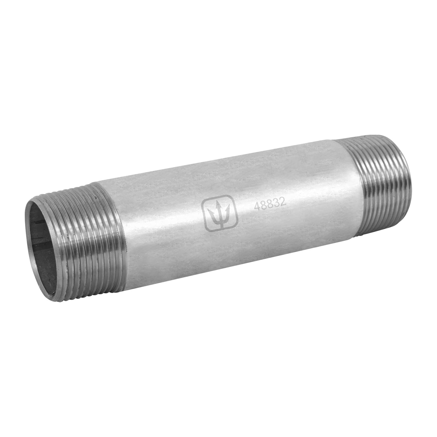 Niple, acero galvanizado, 1-1/4 x 8', cedula 40 Foset