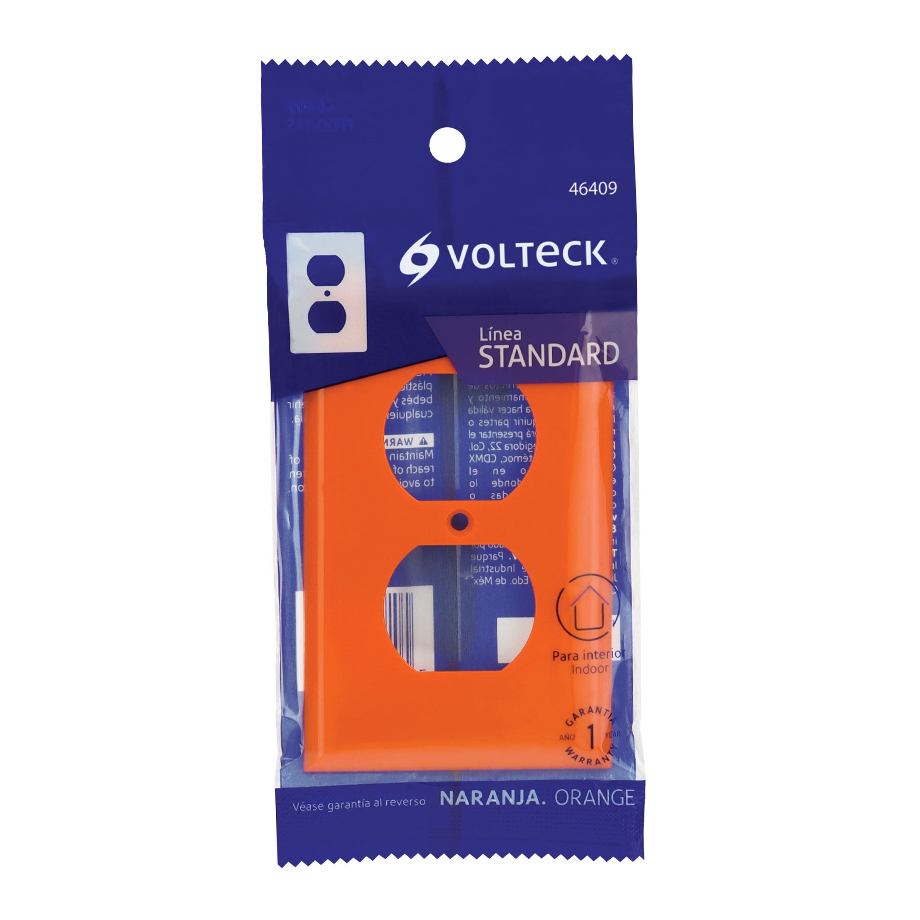 Volteck PPDO-TAS, Placa dúplex, Línea Standard
