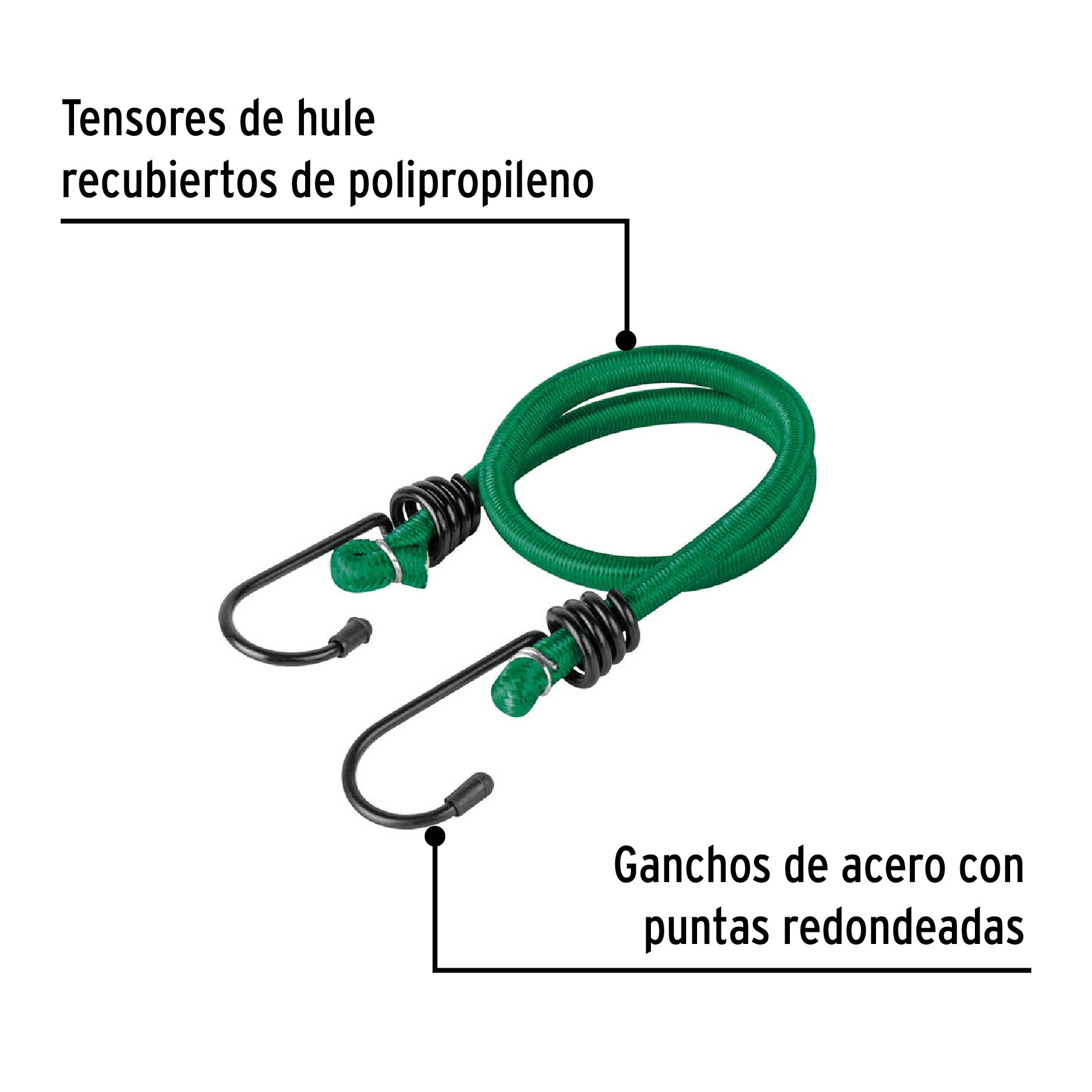 Pretul TENS-8, Tensores elásticos, juego de 8 piezas,
