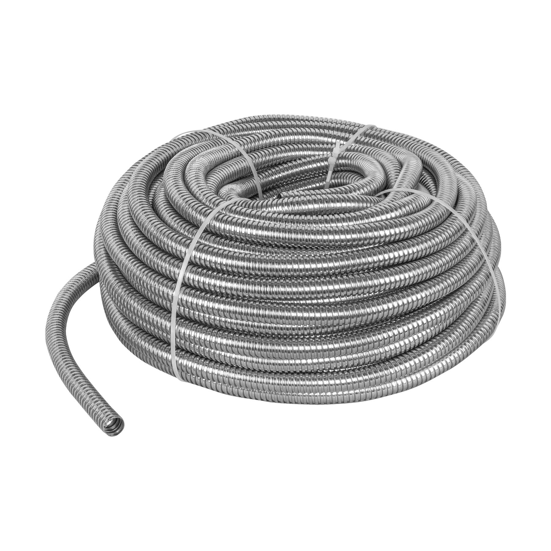 Volteck TF-1/2, Tubo flexible metálico 1/2″, rollo 50 m Volteck