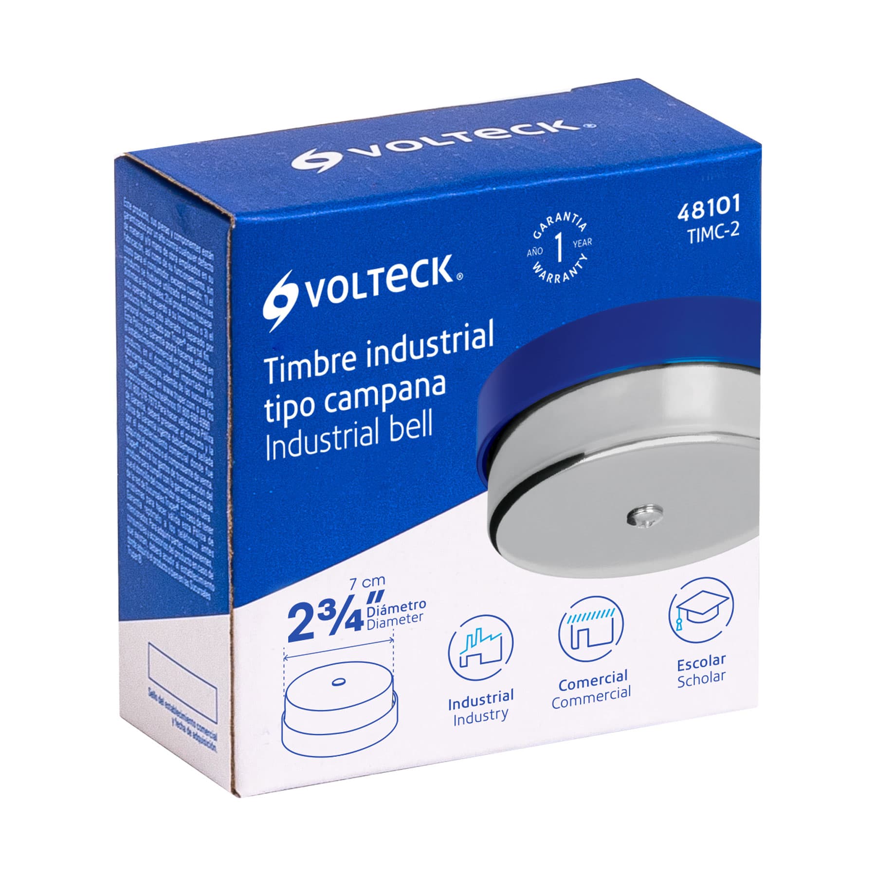 Volteck TIMC-2, Timbre tipo campana, 2″, Volteck, industrial