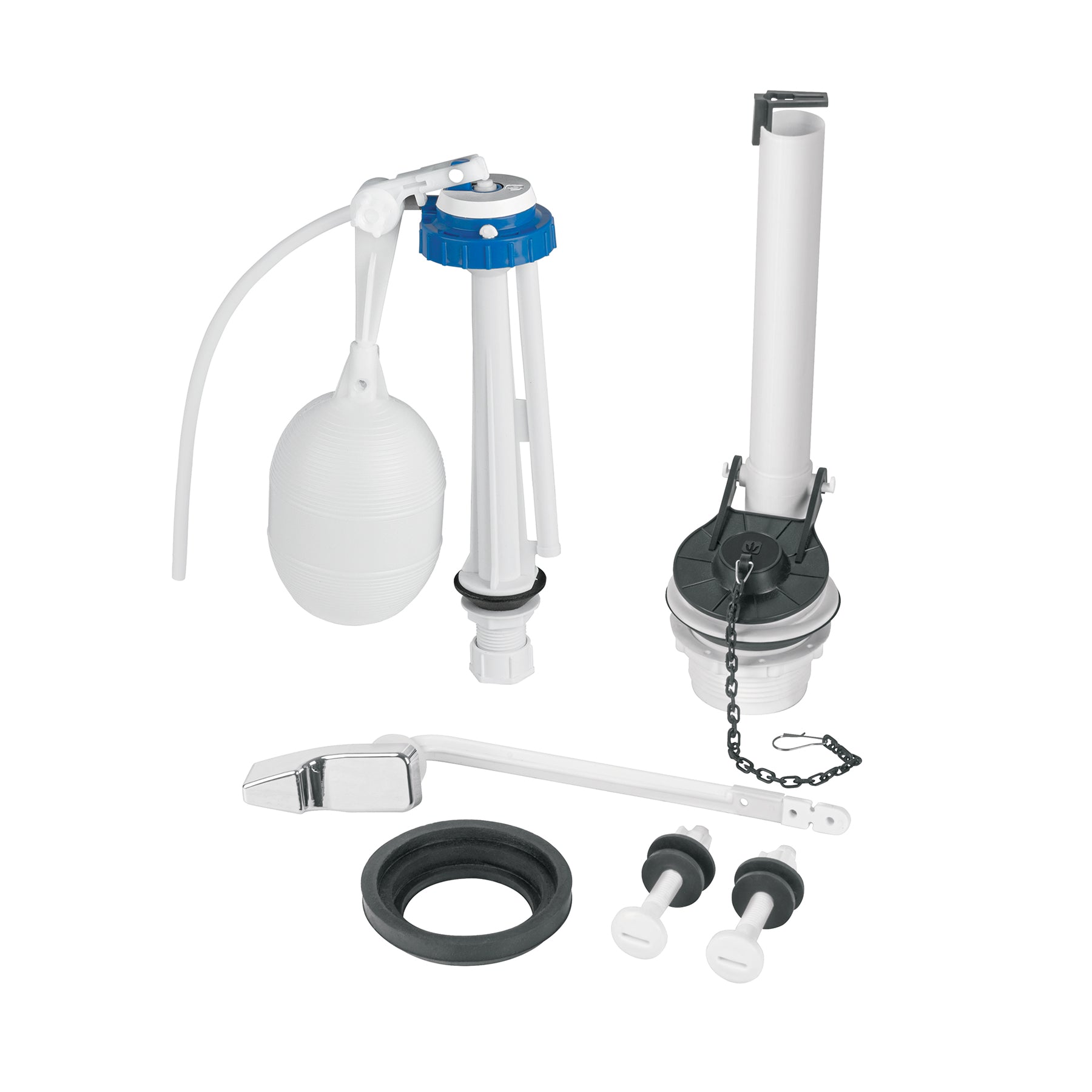 Foset VW-056, Juego completo de accesorios de plástico para tanque bajo