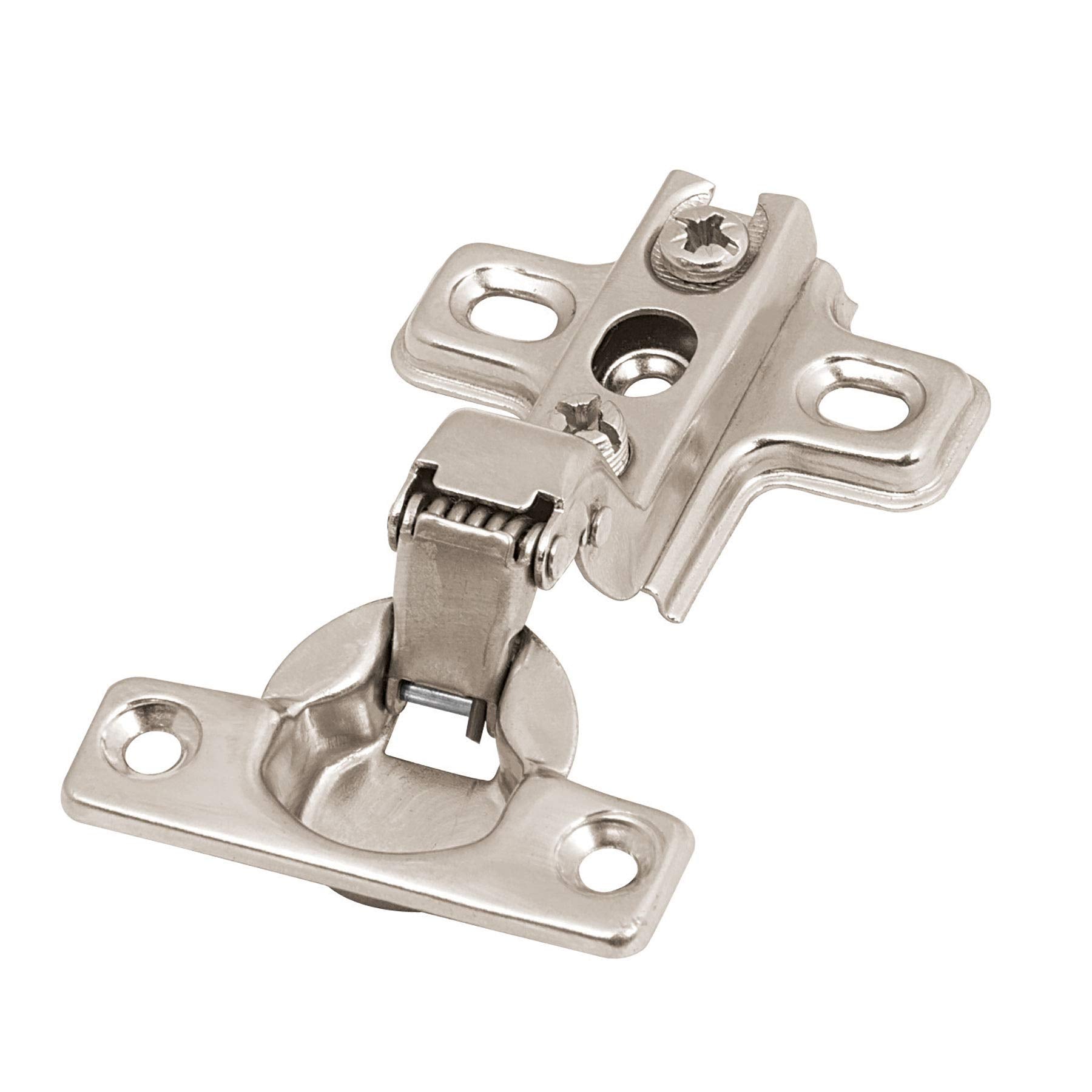 Hermex BIDI-110I, Juego de 2 bisagras bidimensionales ocultas para gabinetes, cobertura interna, 110° - Carzamo.com