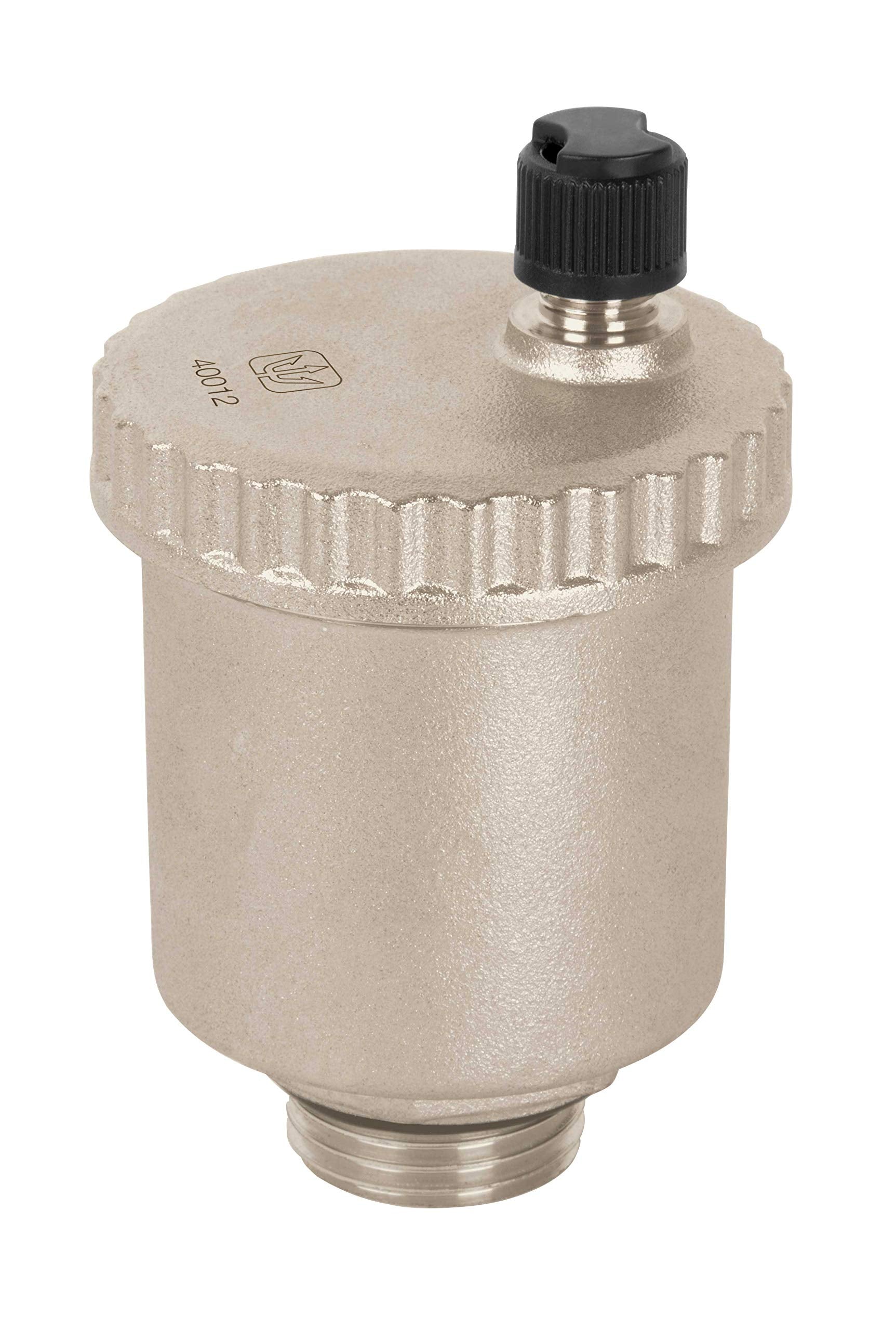 Foset VPA-01, Válvula de purga de aire 1/2″, latón niquelado