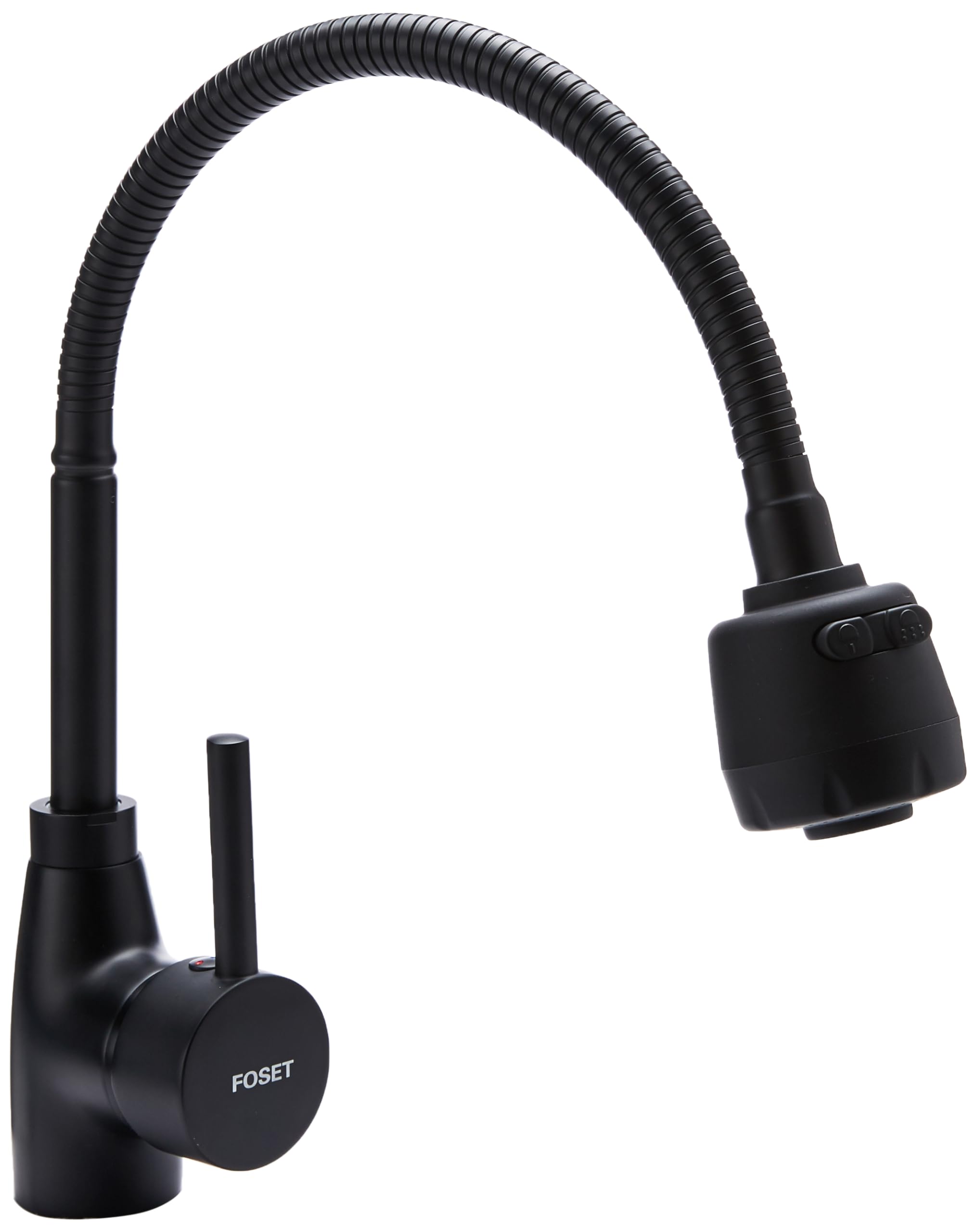 Foset Tubig TBF-87N, Monomando para fregadero con cuello flexible color satín línea Tubig