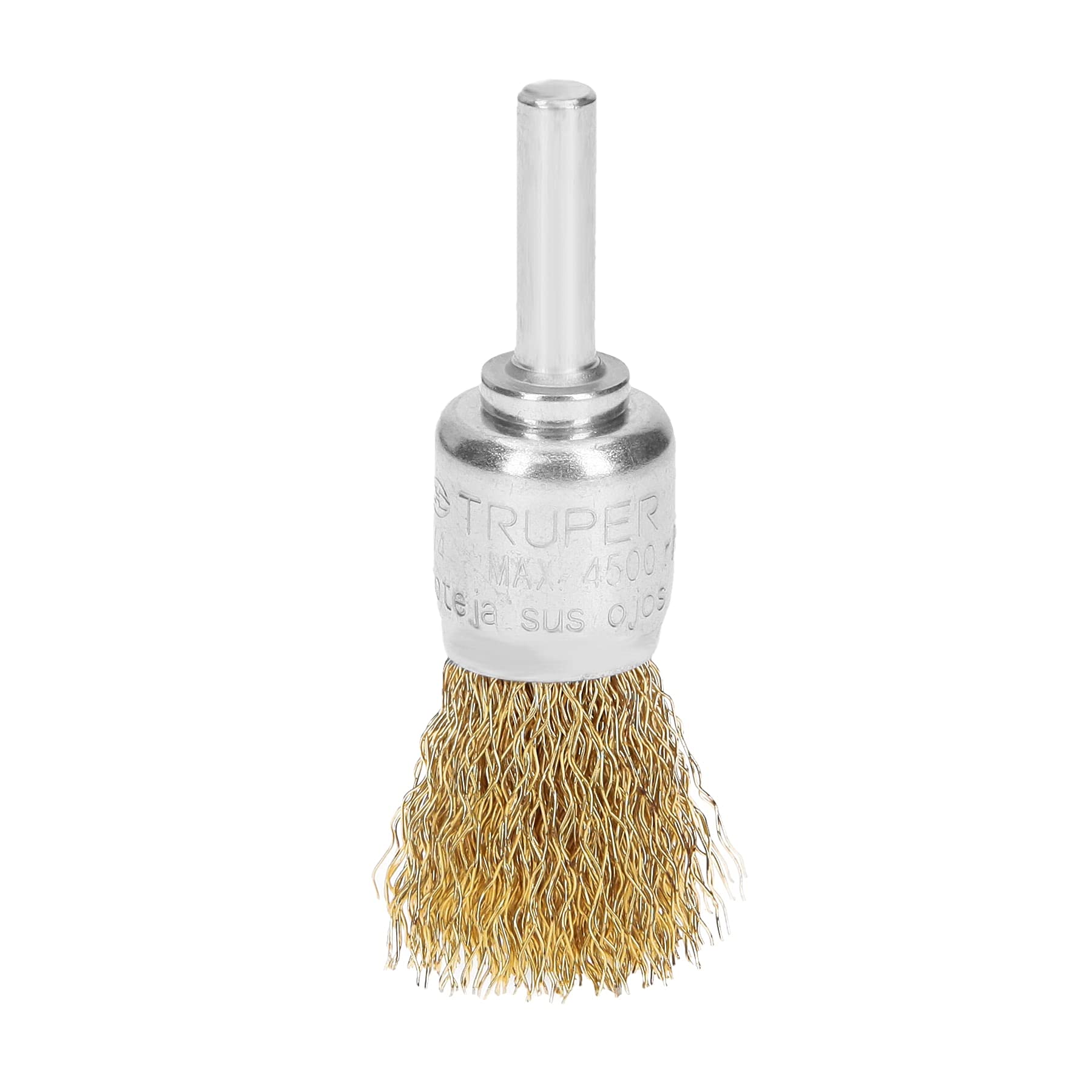 Truper COM-3/4, Carda de copa, alambre grueso, 3/4″ para taladro