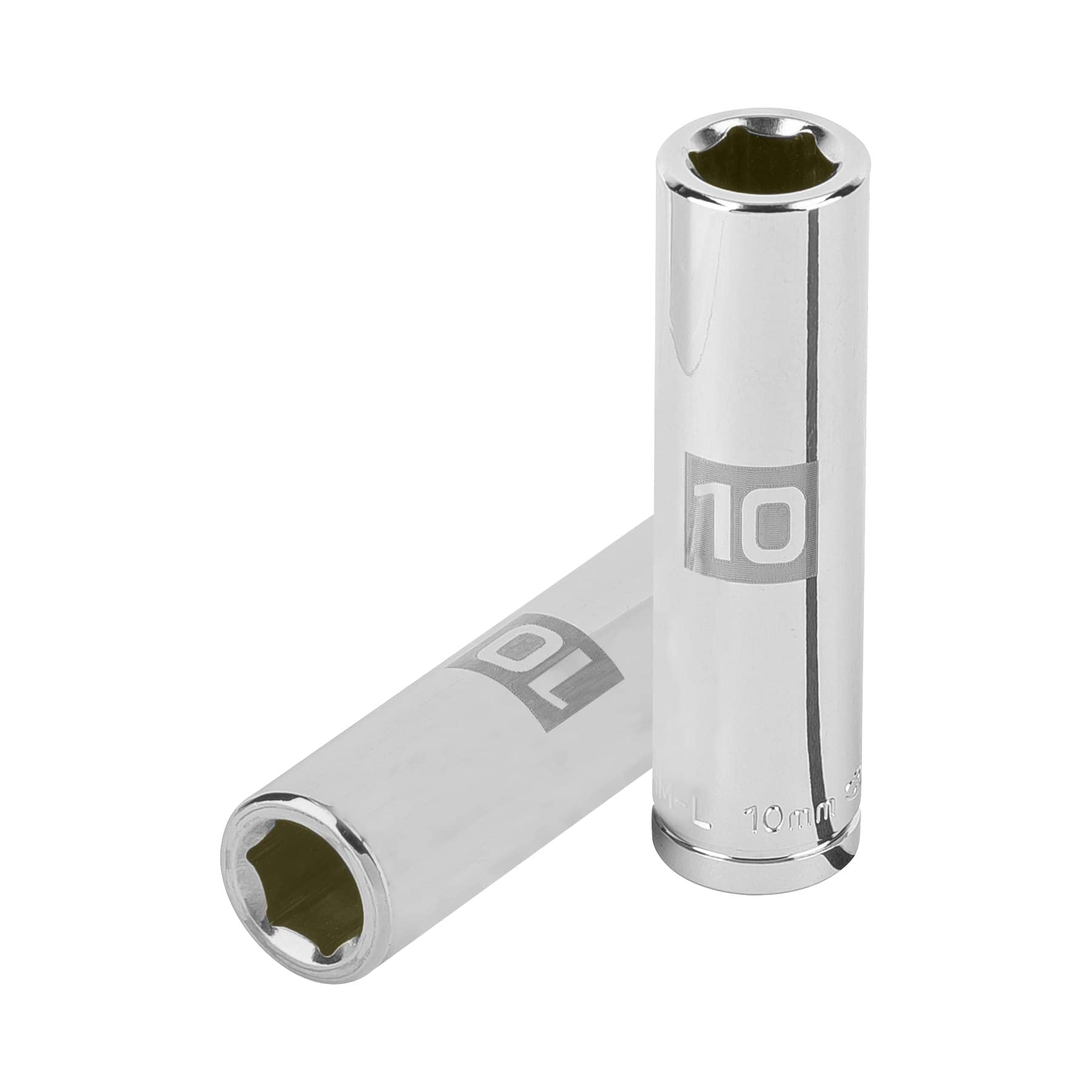 Truper D-3810-HM-L, Dado de 6 puntas, largo, cuadro 3/8″ de 10mm