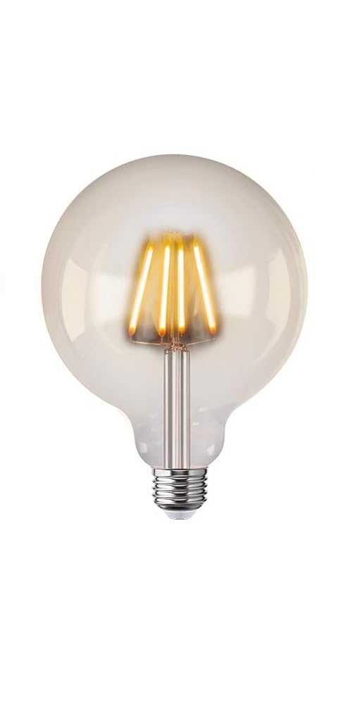 FOCO LED - AKSI - VINTAGE, Globo ″Pirámide″, Consume 4W, DIMEABLE, E27 - led solar lampara exterior jardín focos techo luces luz foco de plafón pared solares iluminación lámparas piscina