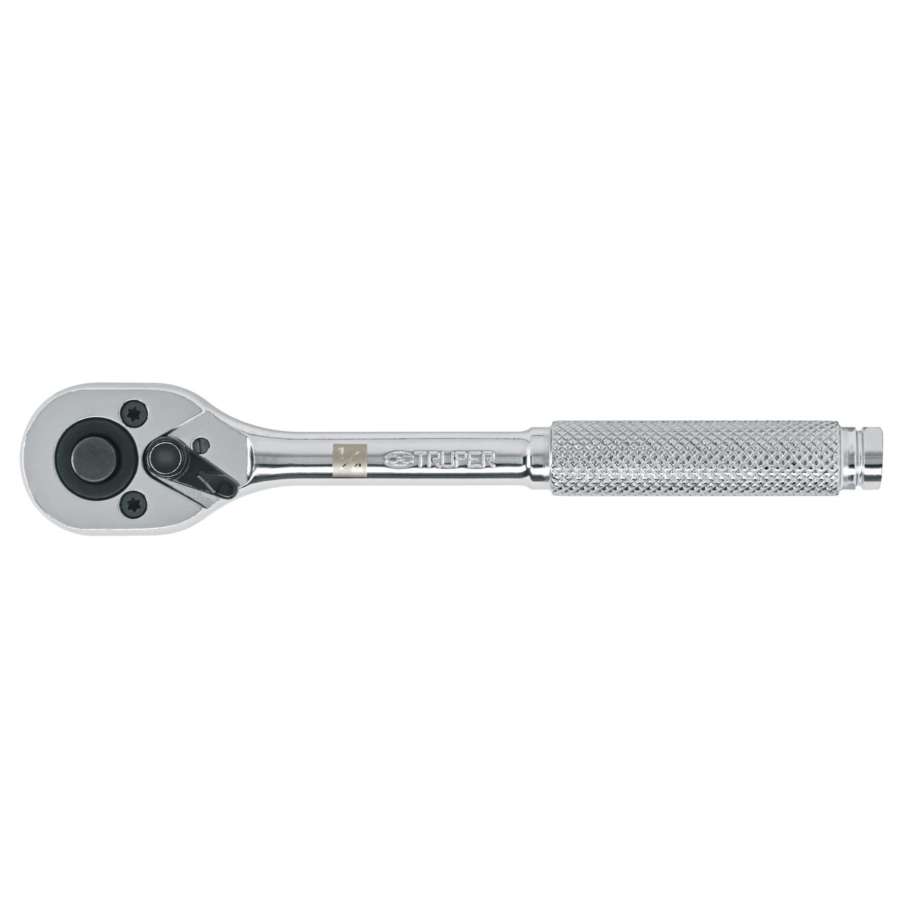 Truper M-1449-N, Matraca liberación rápida, cabeza de pera, cuadro 1/4″