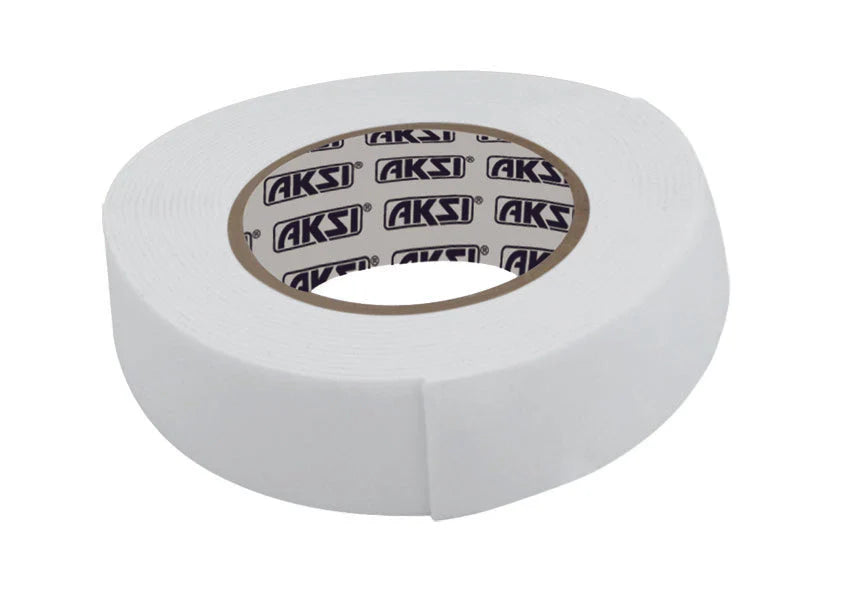 Cinta de montaje 1.5 mts x 19 mm blanca 109014 Aksi - Carzamo.com