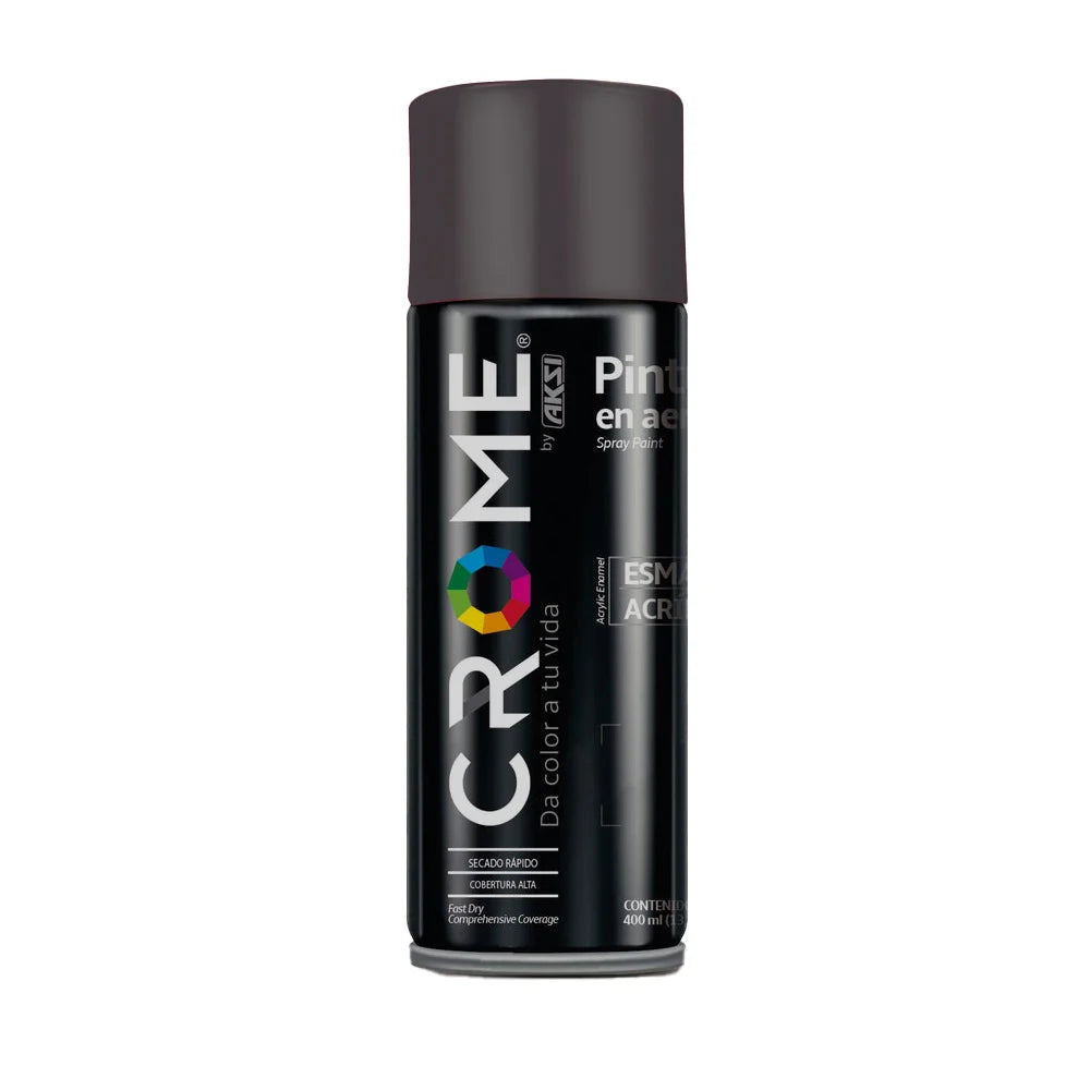 Pintura en aerosol negro mate