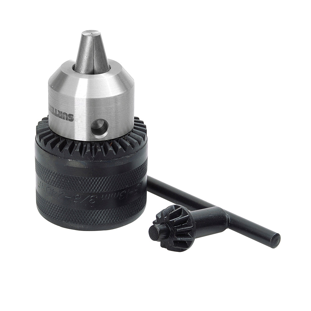 Broquero 1/2", rosca 3/8" - 24 NF con llave Surtek