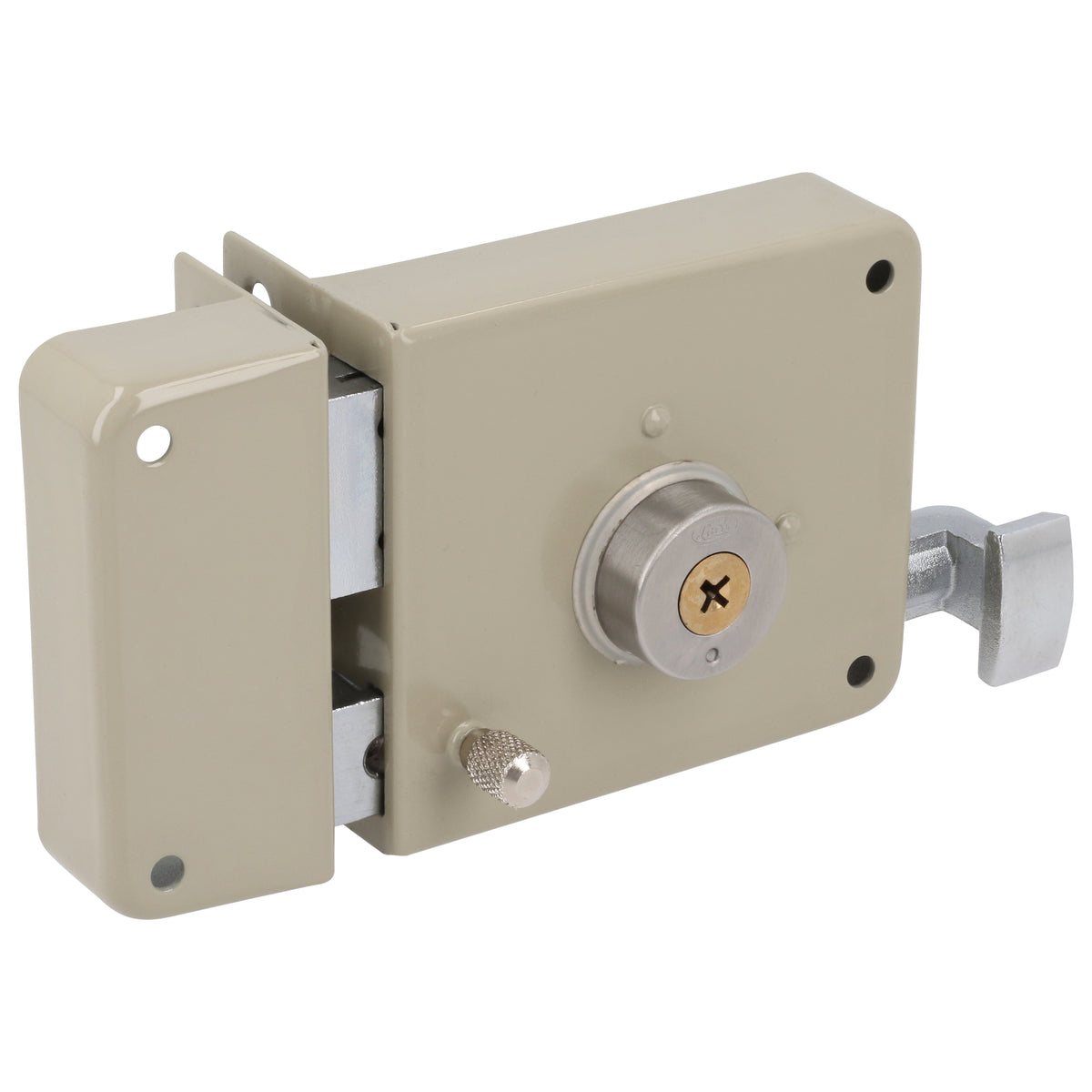 Cerradura de sobreponer función instala fácil, izquierda, llave tetra, blíster Lock