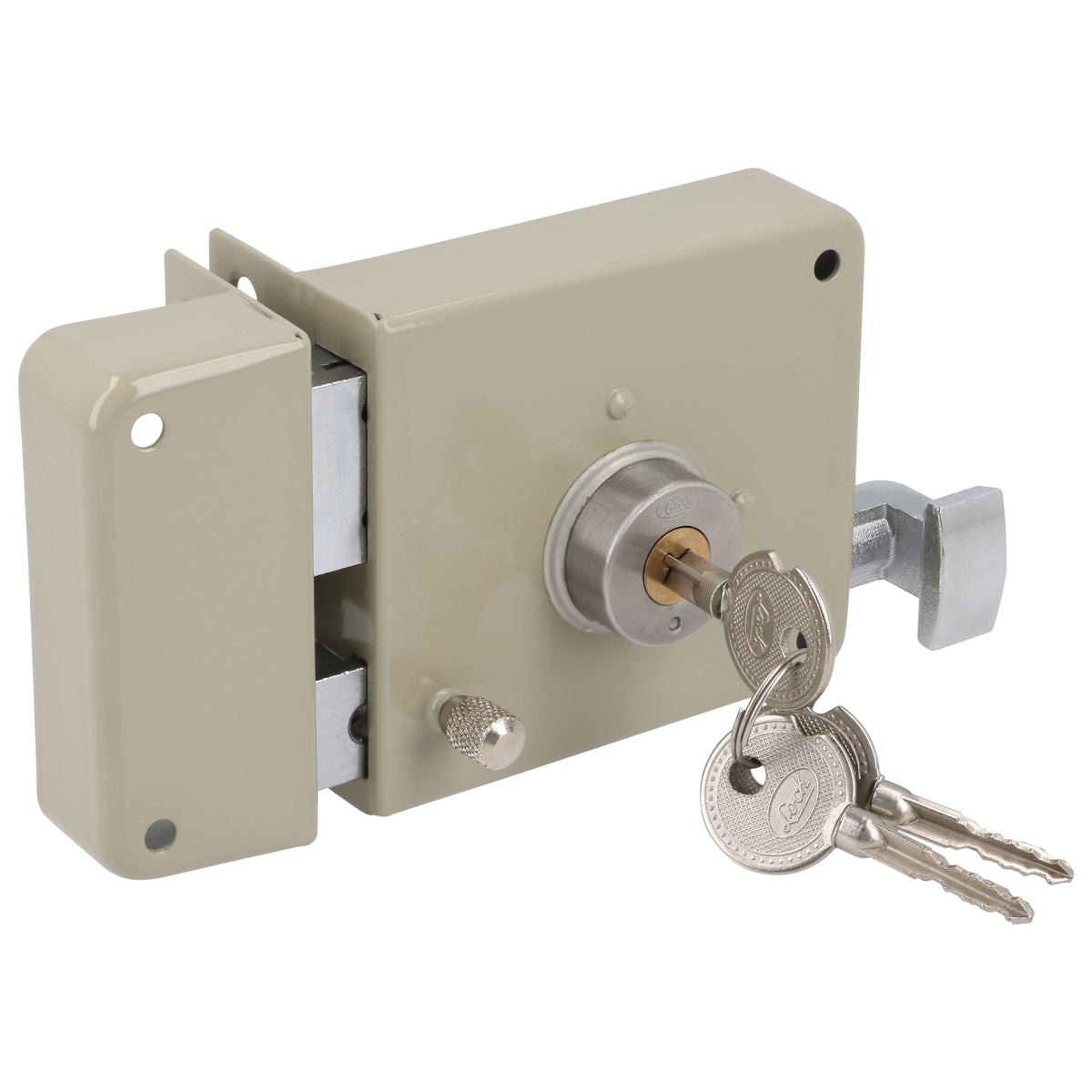 Cerradura de sobreponer función instala fácil, izquierda, llave tetra, blíster Lock