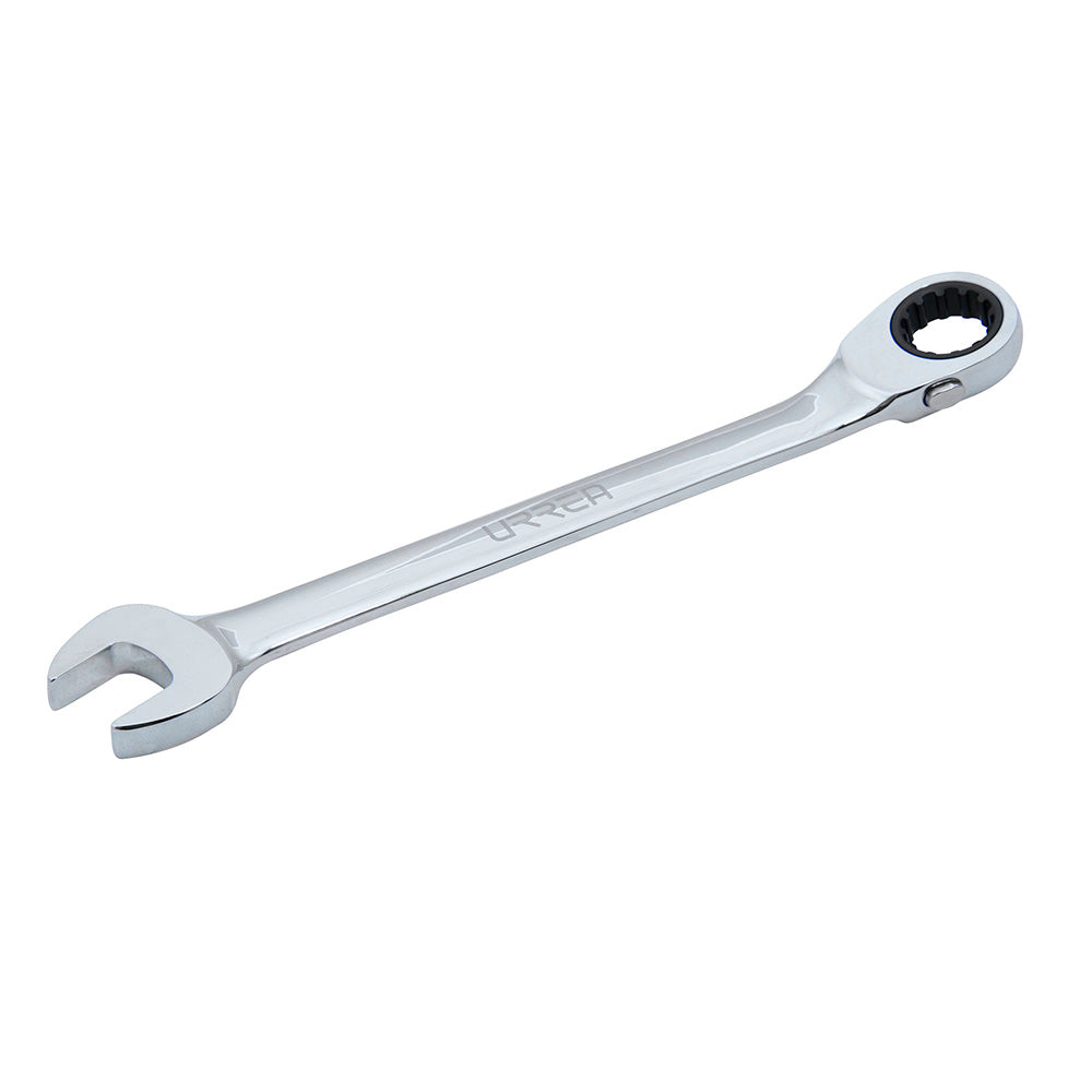 Llave combinada pulido espejo de matraca spline reversible métrica, 10 mm Urrea