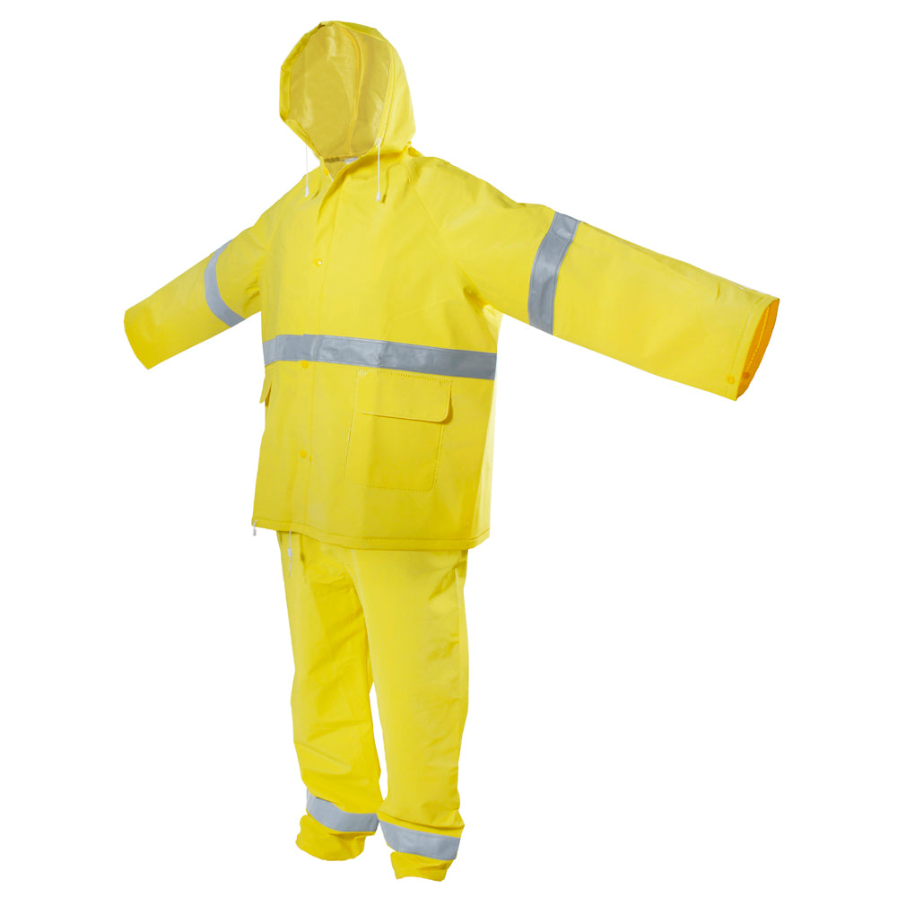 Traje impermeable con cintas reflejantes CH, 2 piezas Surtek