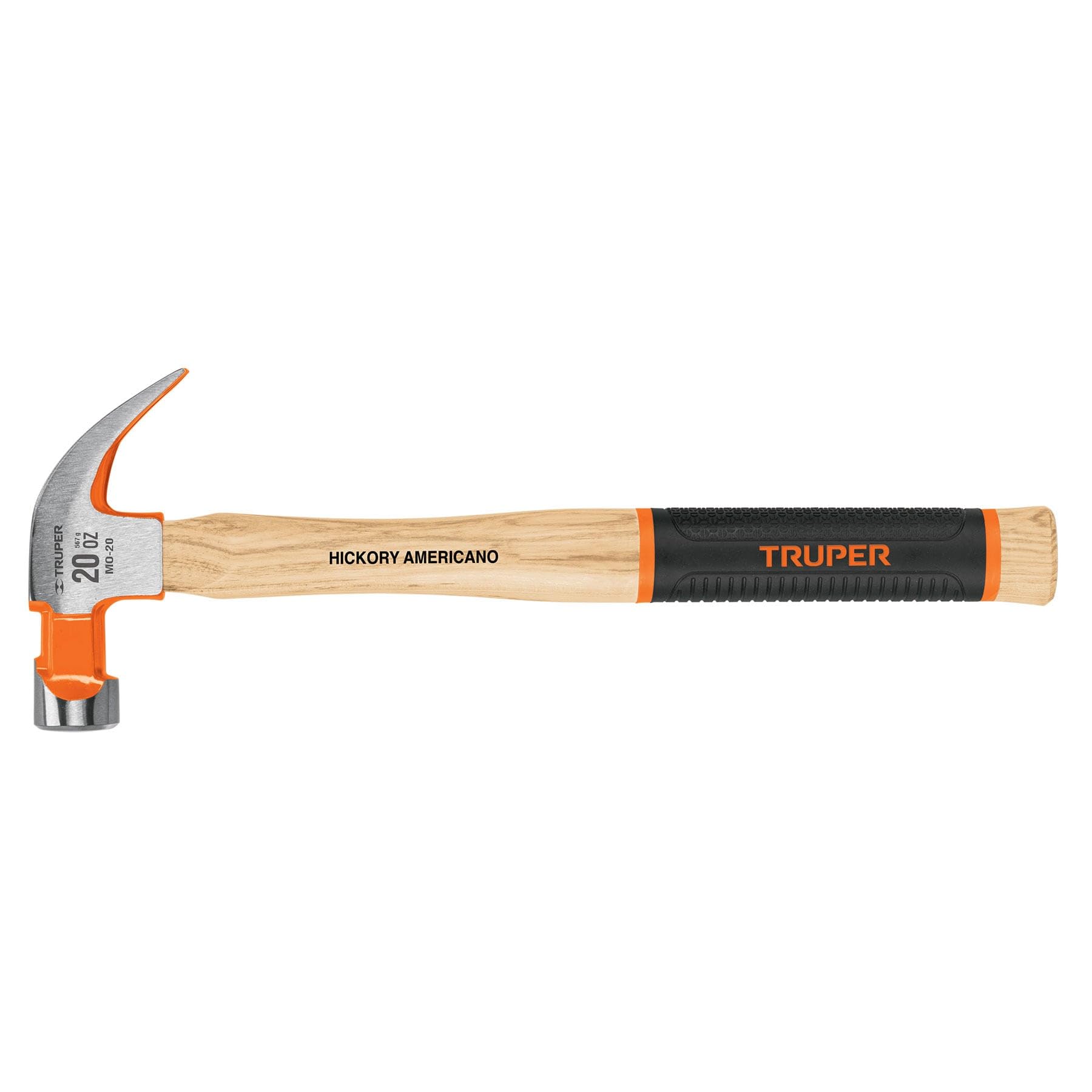 Truper MO-20, Martillo pulido de uña curva, 20 oz
