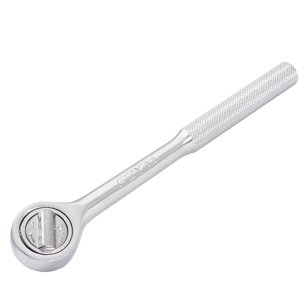 Matraca reversible cabeza redonda, para dado cuadro de 3/8" Foy