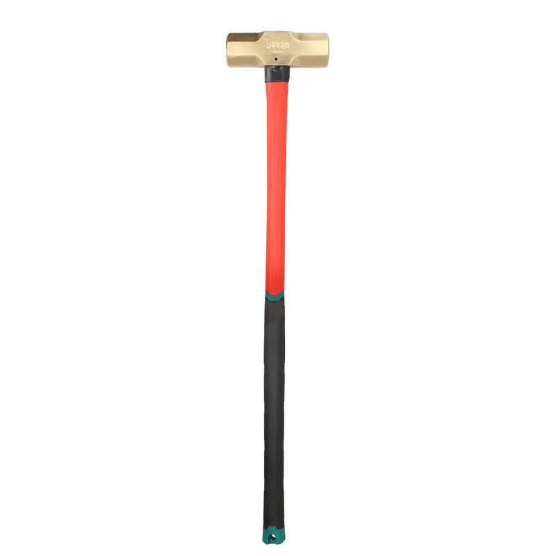 Marro de bronce con mango largo de fibra de vidrio 35", 14 lb Urrea