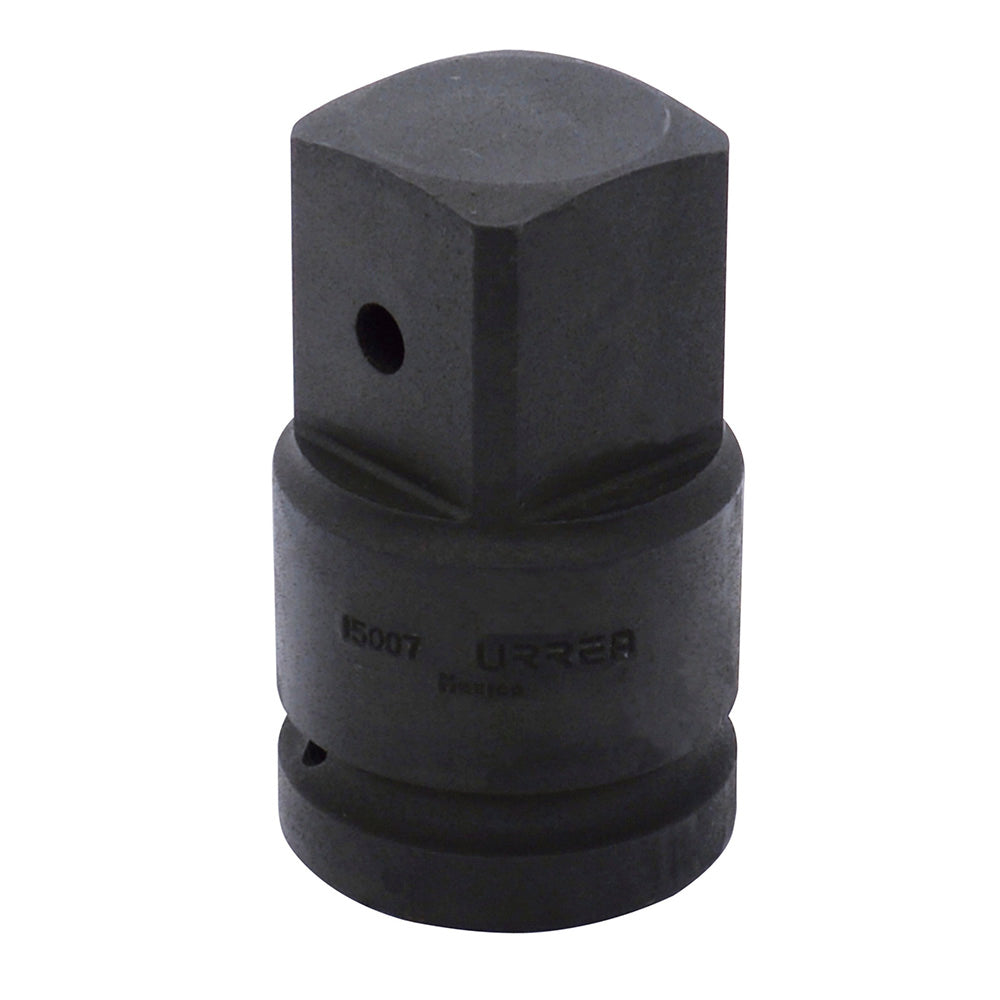 Adaptador con barreno pasado para dado de impacto cuadro de 1" hembra a 1-1/2" macho Urrea
