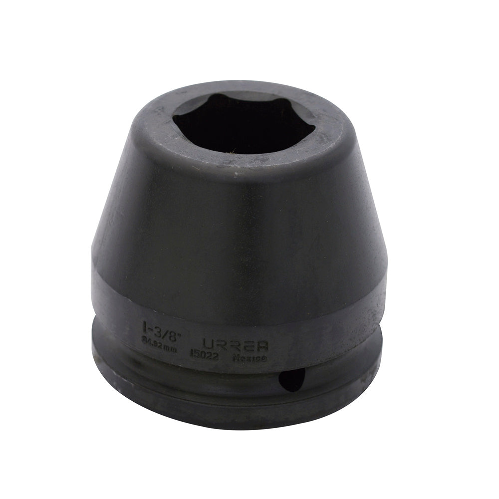 Dado de impacto cuadro de 1-1/2", 6 puntas, en pulgadas, 1-3/8" Urrea