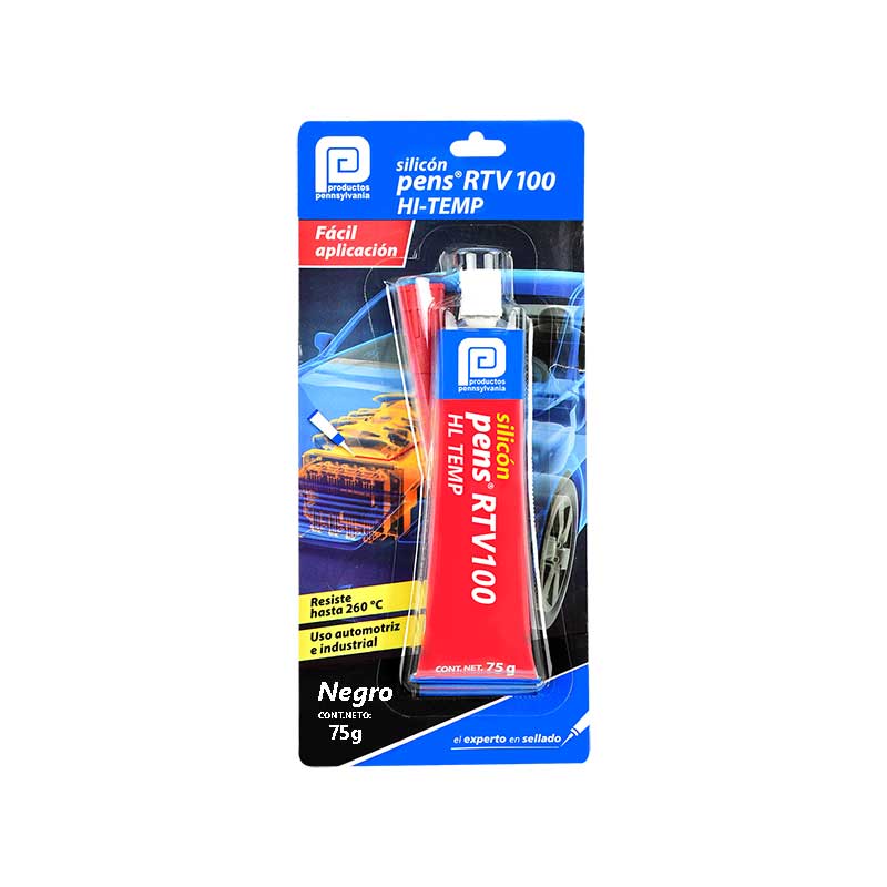 Black Hi-Temp Silicone 75g, Pennsylvania SRT100N19