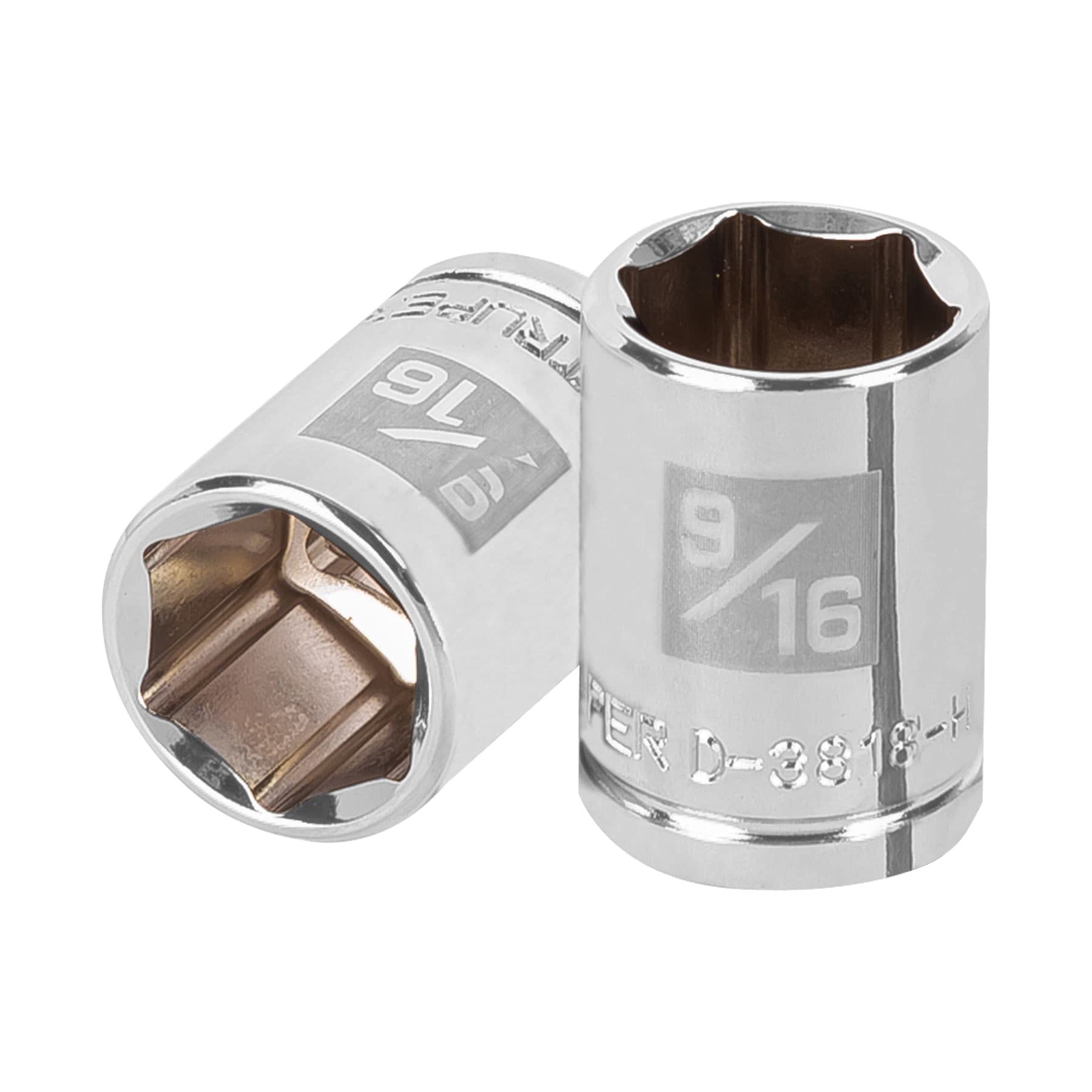 Truper D-3818-H, Dado de 6 puntas, cuadro 3/8″, standard, de 9/16″