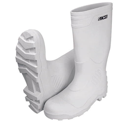 Bota sanitaria Aksi, Calzado impermeable y antiderrapante para uso alimenticio e industrial