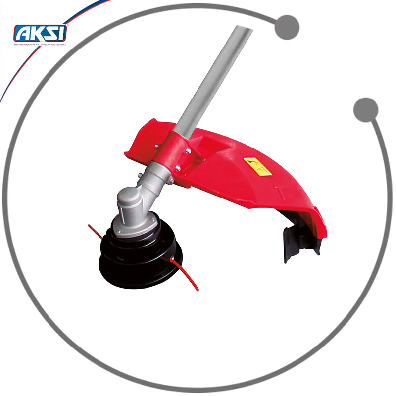 Desbrozadora a gasolina 52 cc eje recto AKSI uso rudo - Carzamo.com