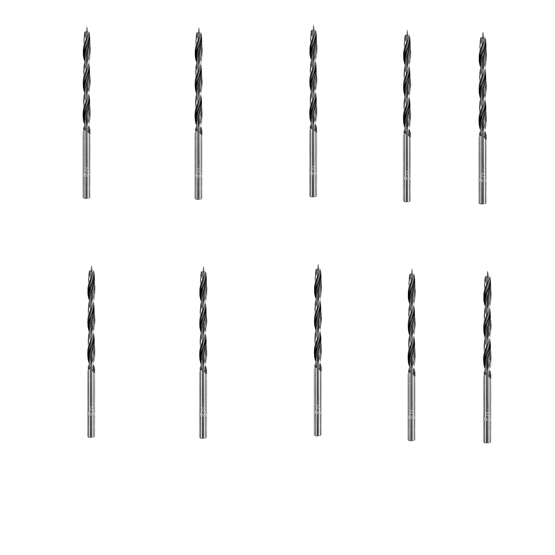 Broca con punta centradora para madera 1/4 Truper pack de 10 pzs modelo 101691 - Carzamo.com