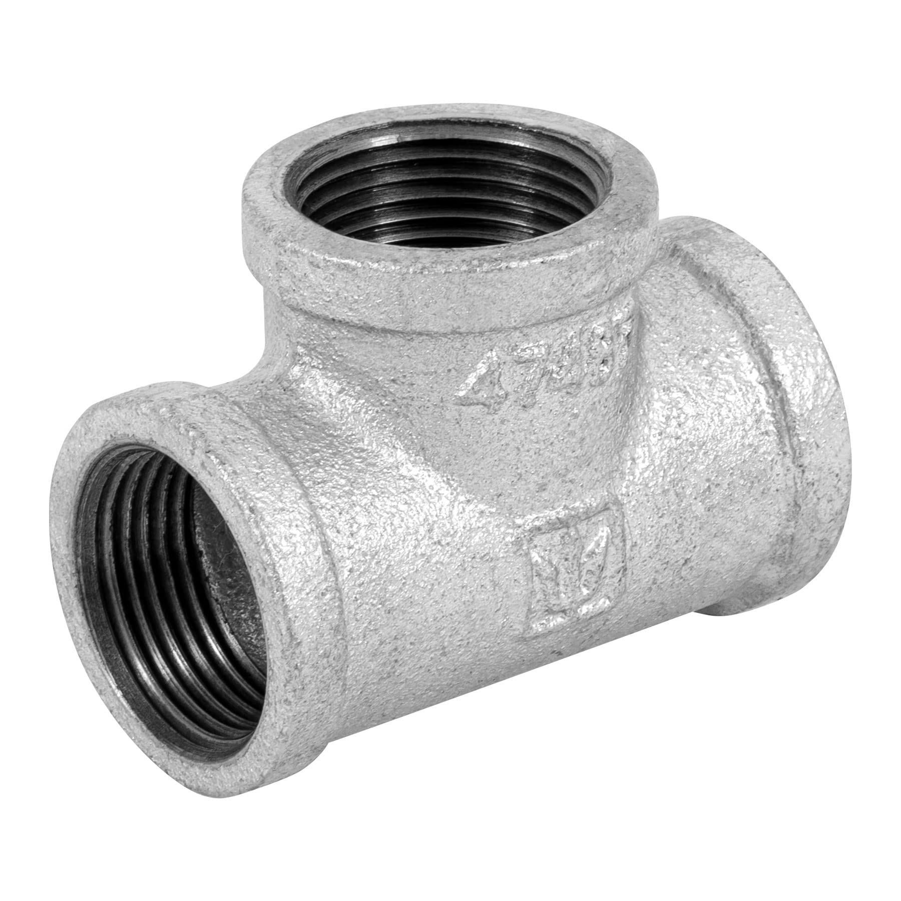 Foset CG-703, Tee sencilla de 1″, acero galvanizado