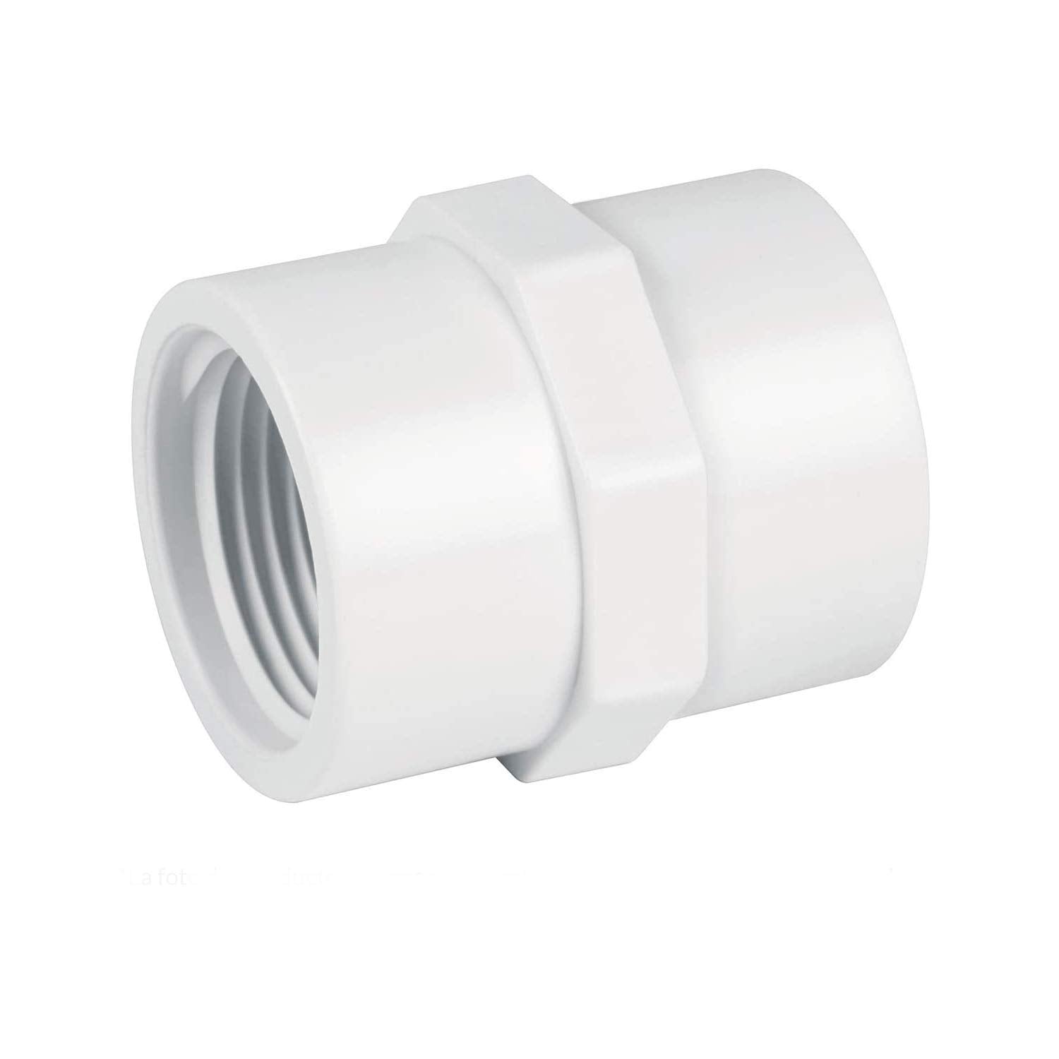 Adaptador hembra de PVC, 1-1/4' Foset