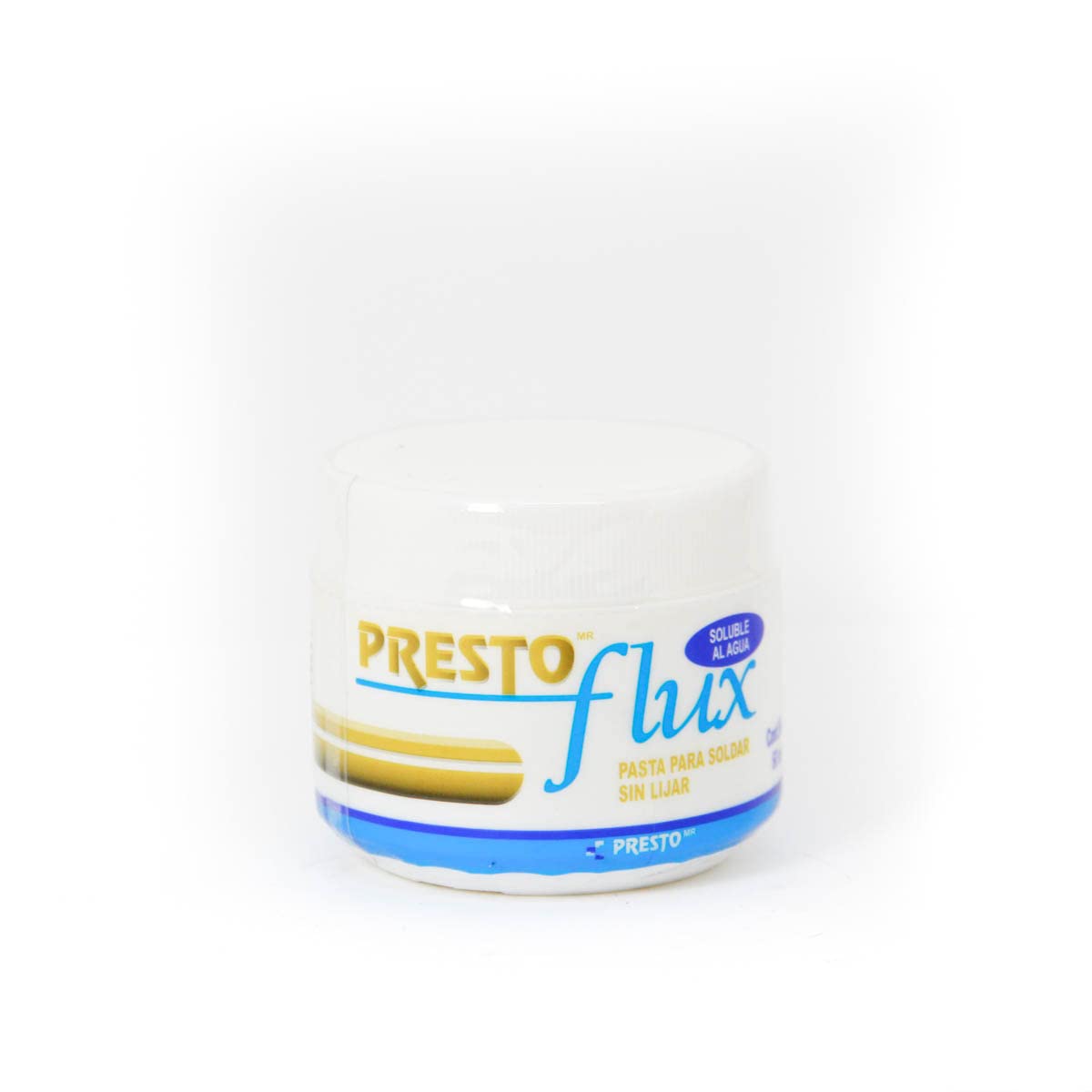 PASTA PARA SOLDAR PLOMERIA SOLUBLE AL AGUA PRESTO FLUX (SOLUBLE, 60ML)