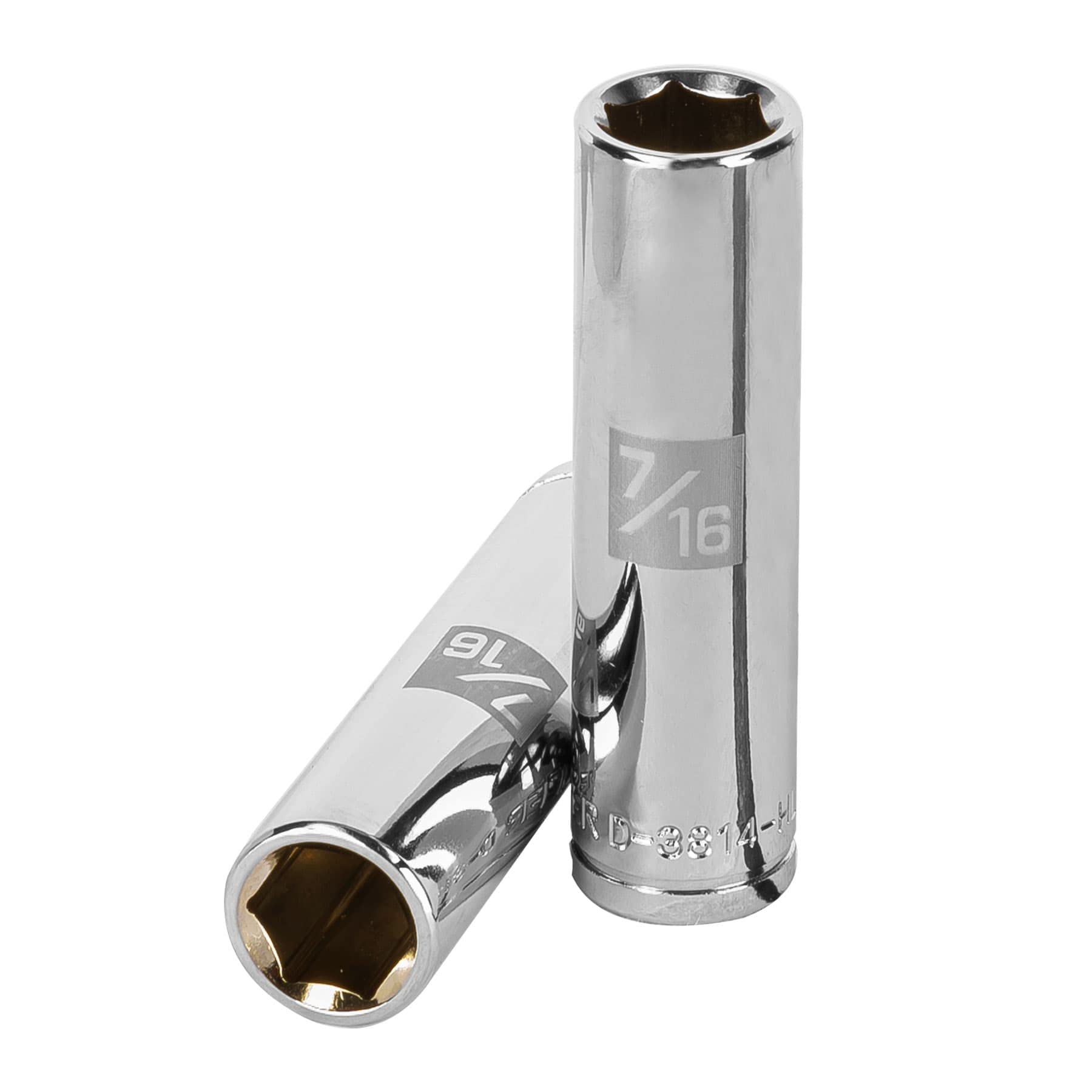 Truper D-3814-HL, Dado de 6 puntas, largo, cuadro 3/8″ de 7/16″