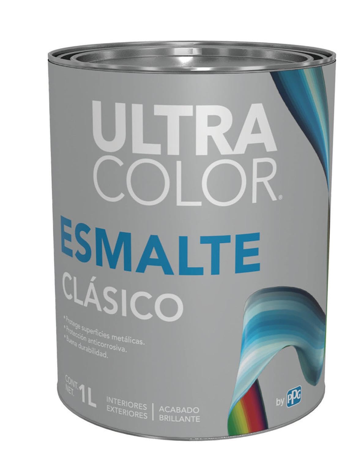 Ultracolor Esmalte Clasico Negro 1 Lt
