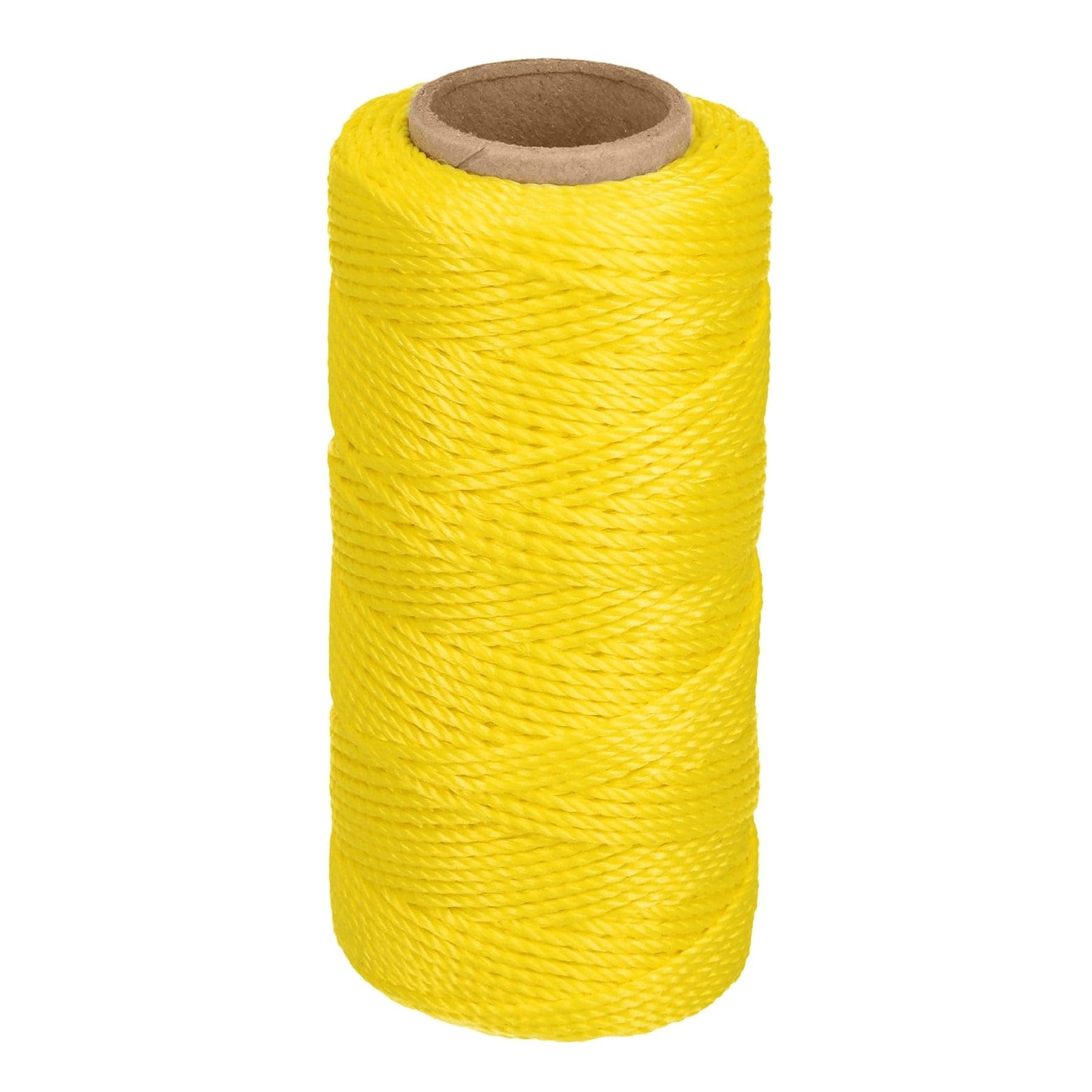 Truper HIL-65A, Carrete con 65 m de hilo para albañil amarillo