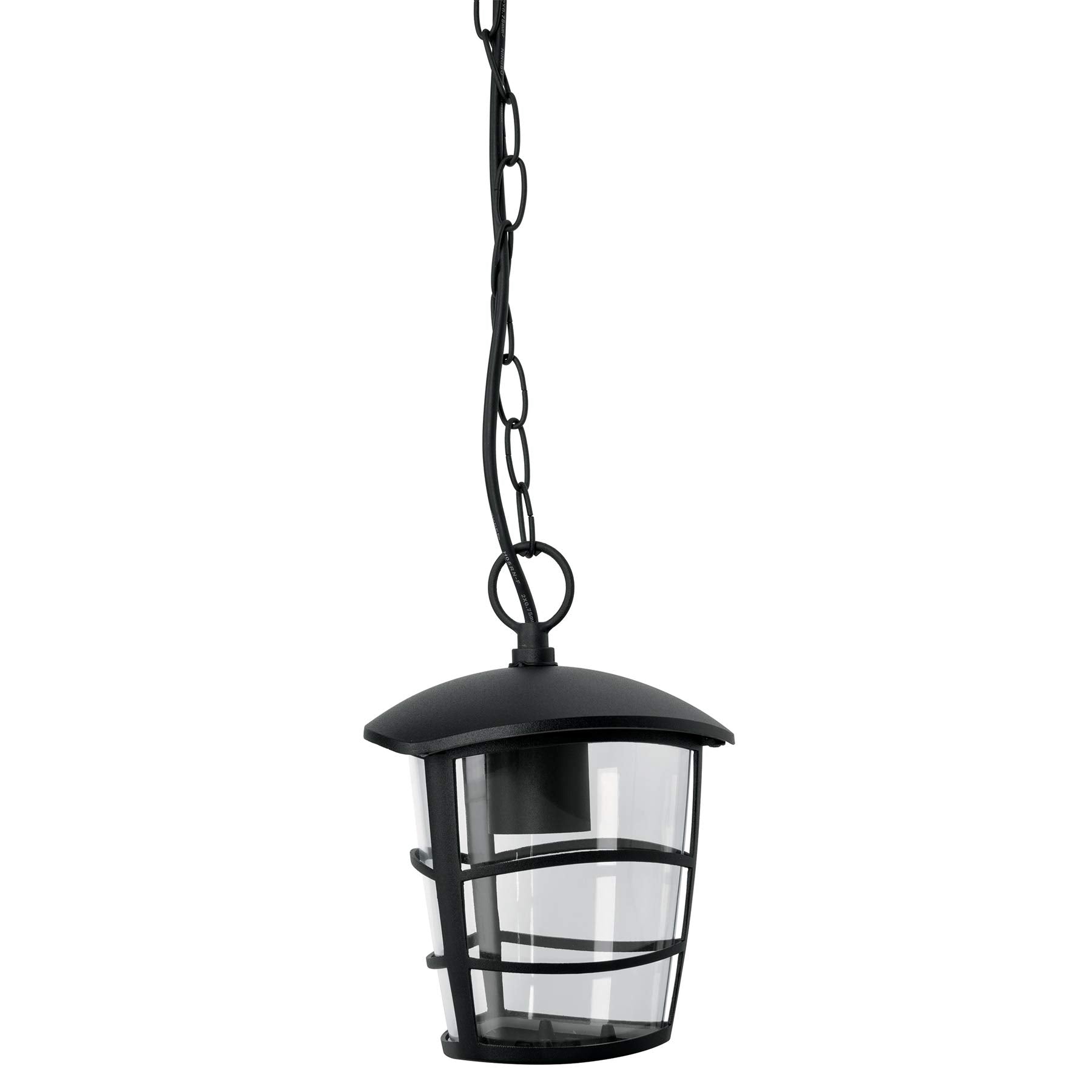 Volteck Lait COL-103S, Arbotante moderno colgante color negro lámpara no incluida