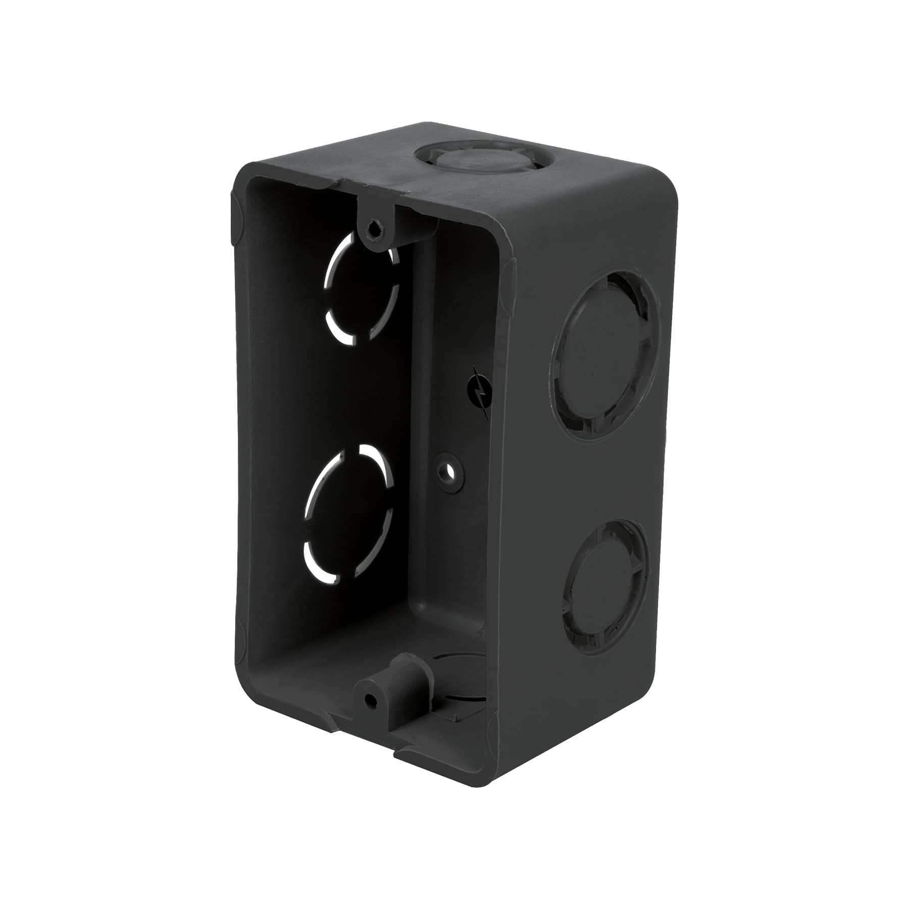 Volteck CCH-2X4P, Caja plástica tipo chalupa 2 x 4, rectangular