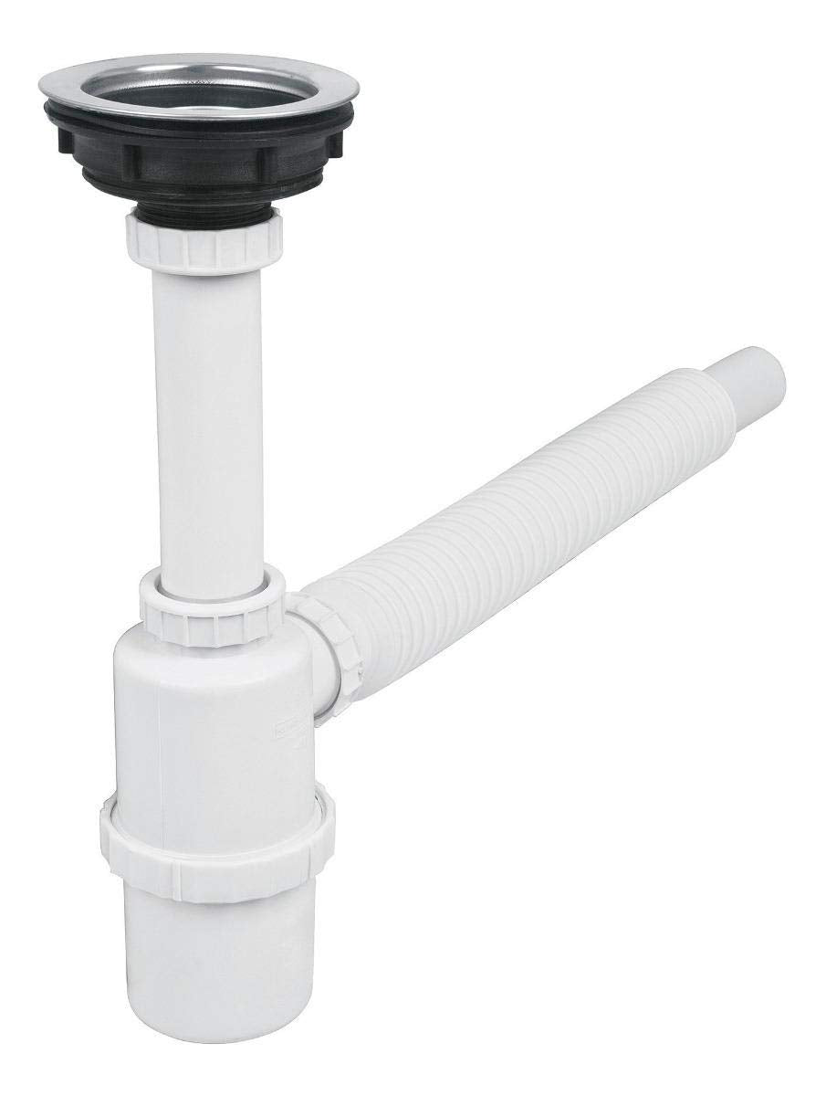 Foset CE-292, Céspol bote p/fregadero c/contracanasta, polipr, 1-1/2″