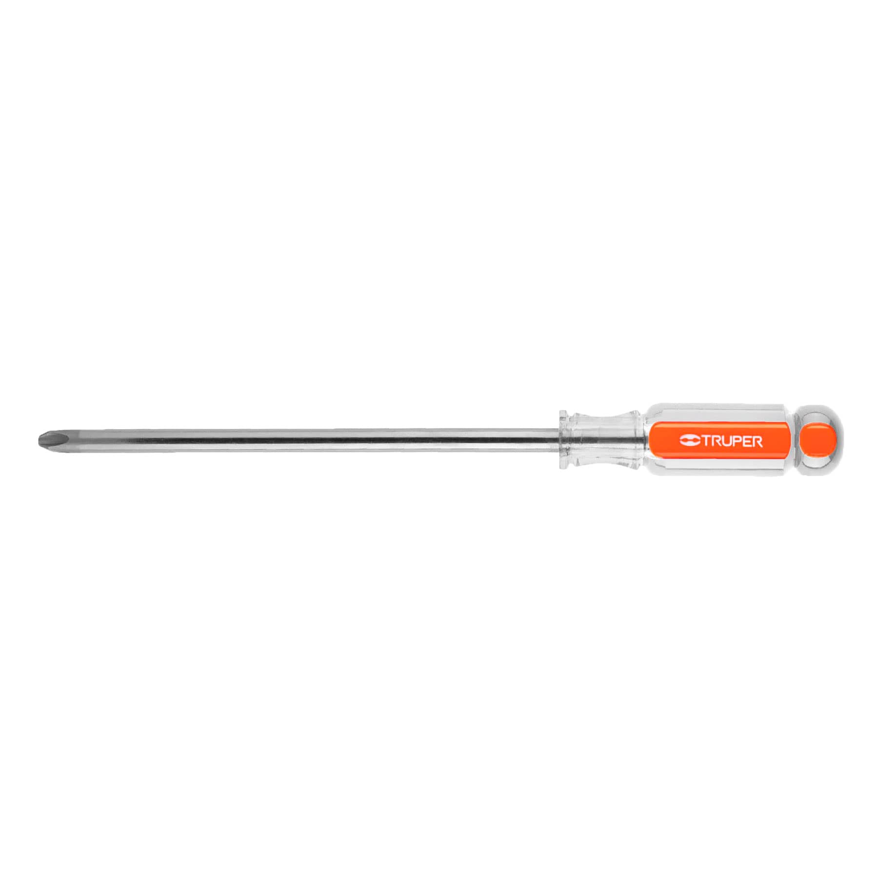 Truper DP-3/8X8, Desarmador punta Phillips # 4, mango de acetato 8″