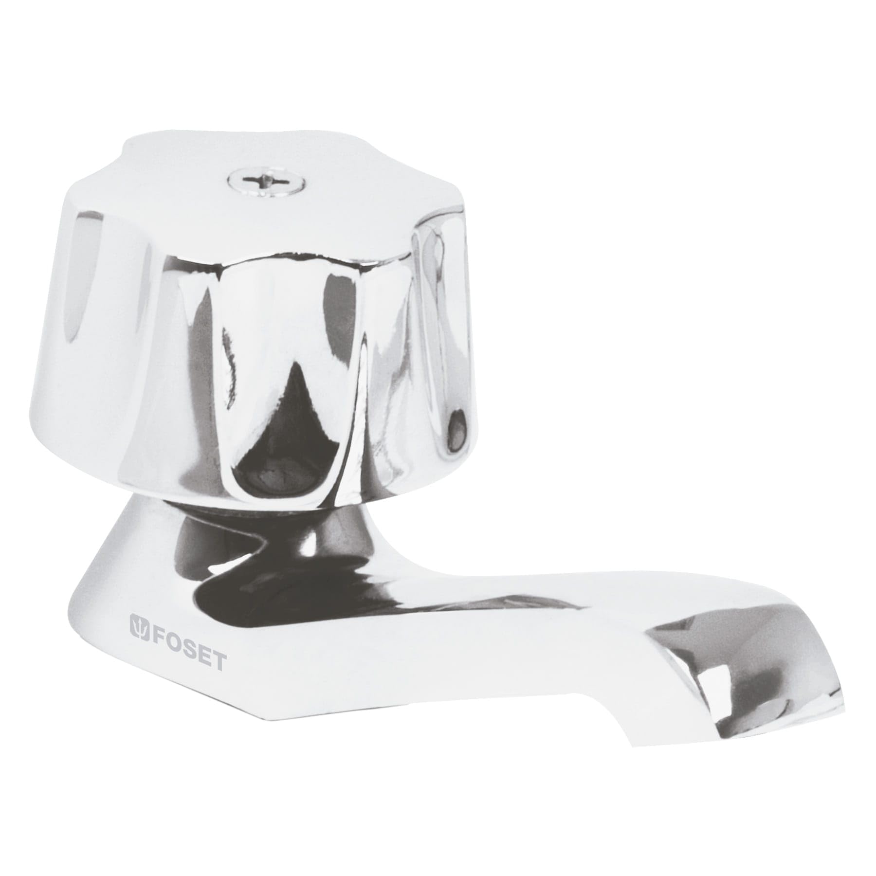 Foset Basic M-142, Llave individual para lavabo maneral metálico