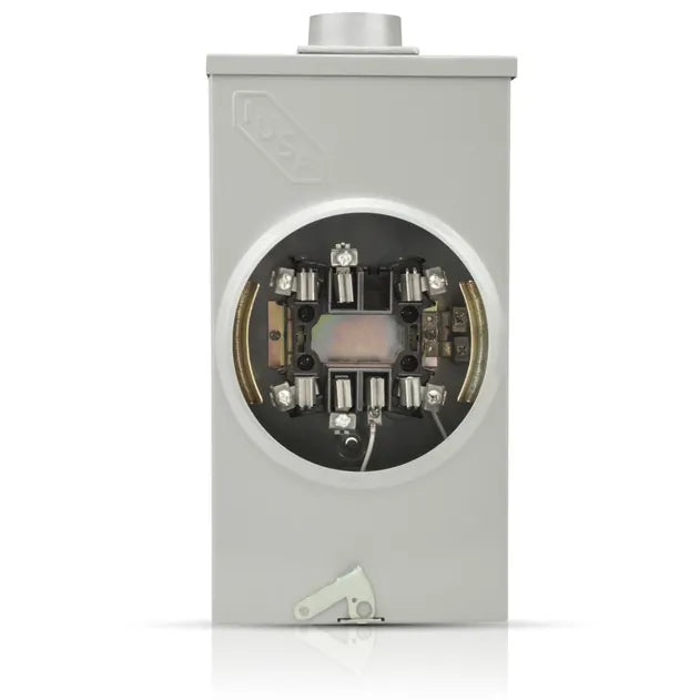 Base para watthorímetro IUSA BW-7T polifásico 100A, 7 Terminales - Carzamo.com