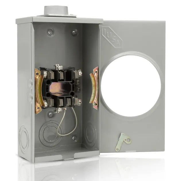 Base para watthorímetro IUSA BW-7T polifásico 100A, 7 Terminales - Carzamo.com