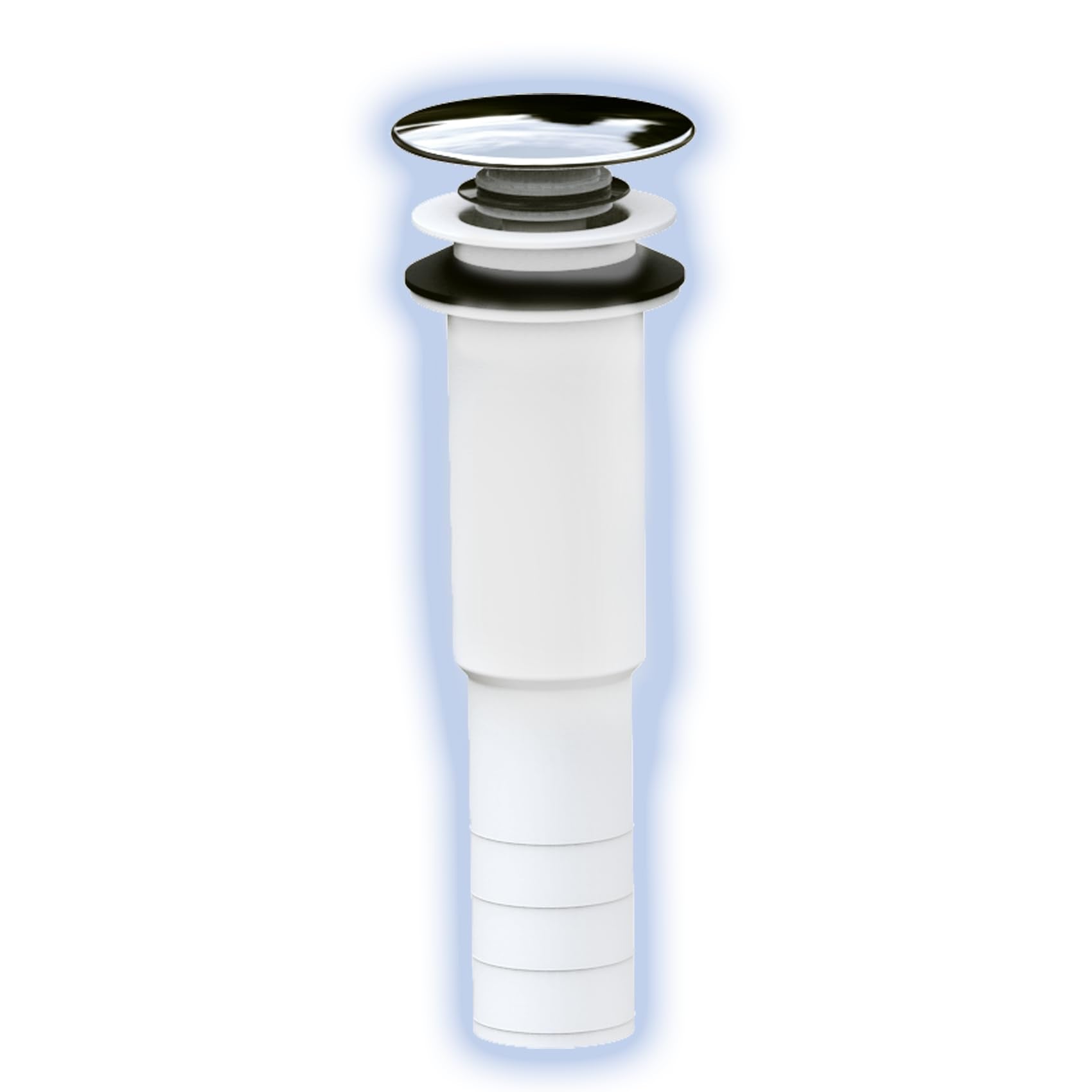 Fleximatic 2212 A Tubo contra Zero fugas con push button para lavabo