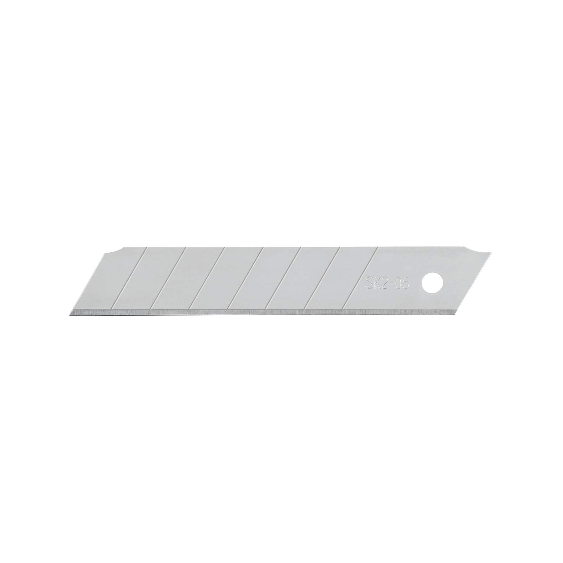 Truper Expert REP-CUT-6X, Estuche con 10 cuchillas SK2 de 18 mm para cutter