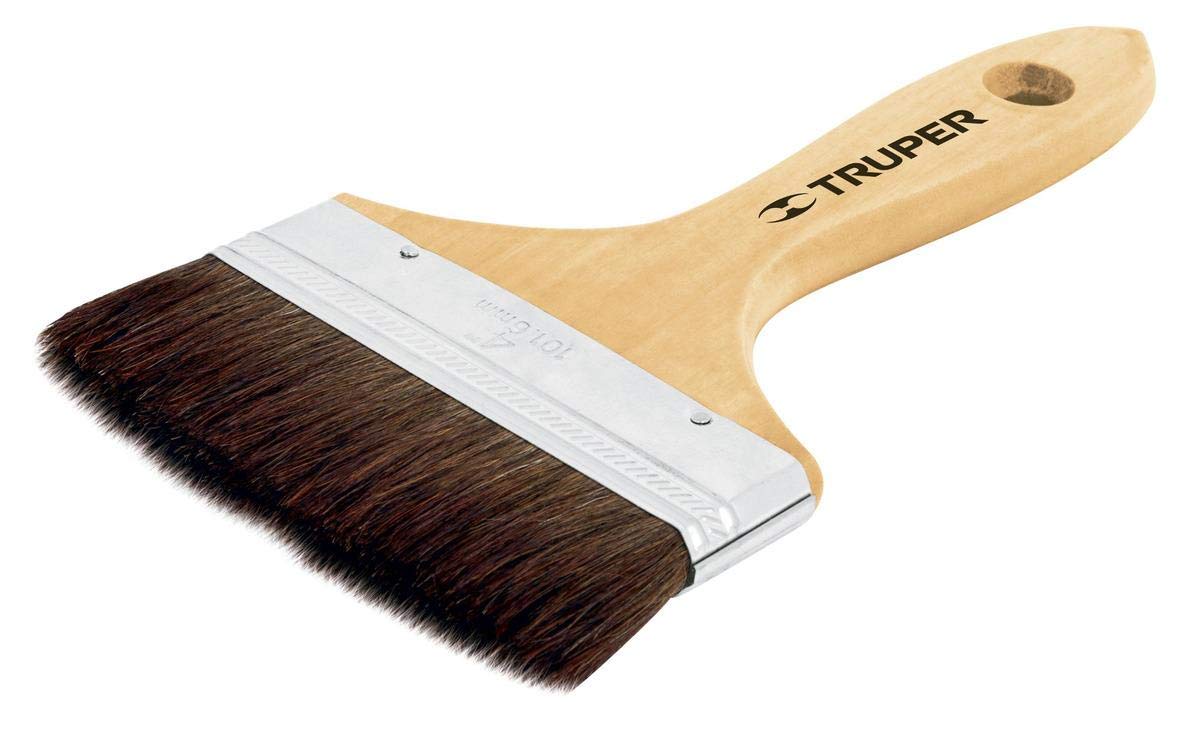 Brocha 3' con mango de madera, pelo de camello Truper