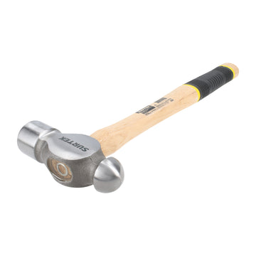 Martillo pulido de bola con mango de madera con grip de 16", 32 oz Surtek